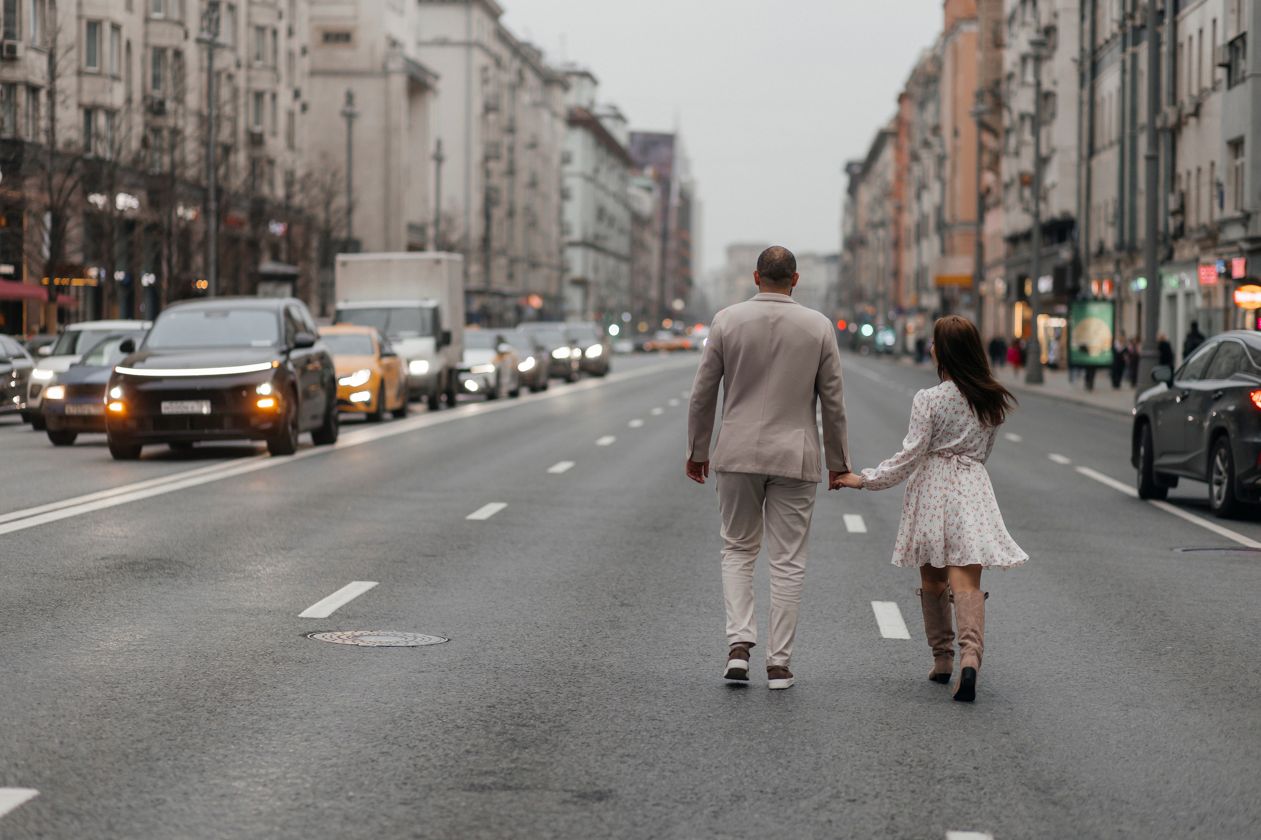 Анастасия и Мостафа (библиотека + прогулка). Фотограф в Москве Екатерина Потапова