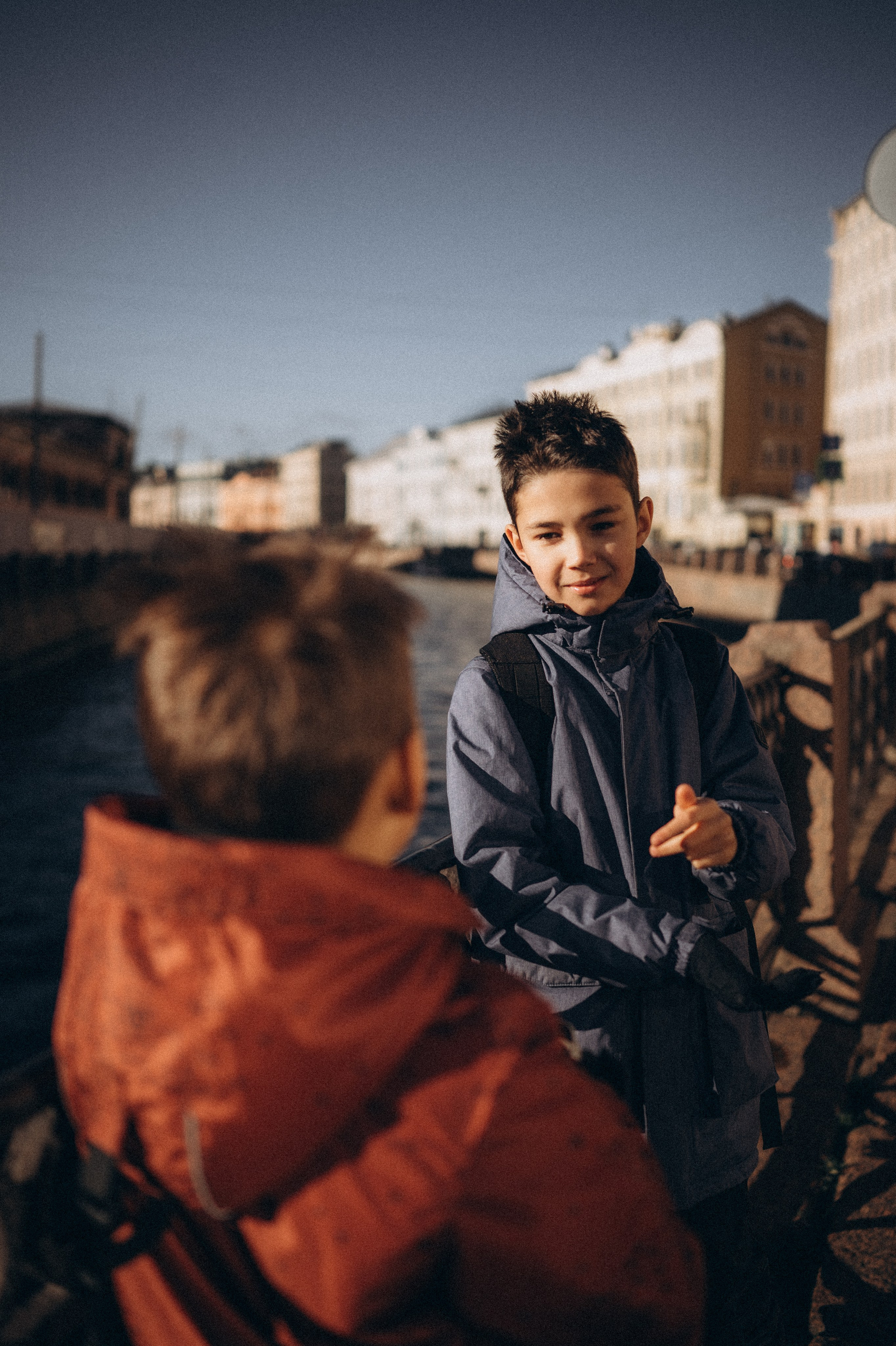Мария, Миша и Ваня в Питере. Фотограф Горбенко Анна