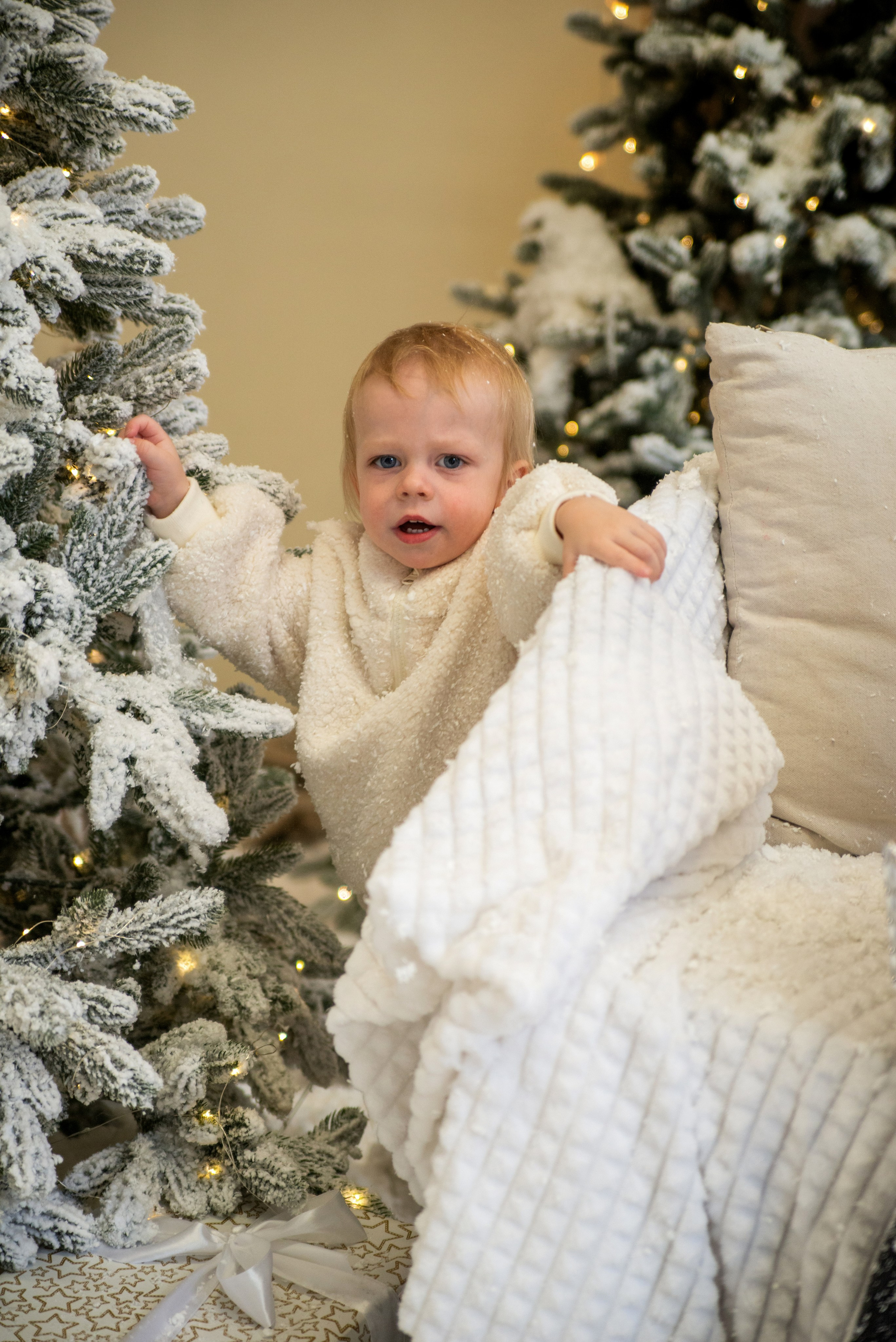 Дети в снежной студии. Фотограф и дизайнер в Москве Екатерина Лобачева