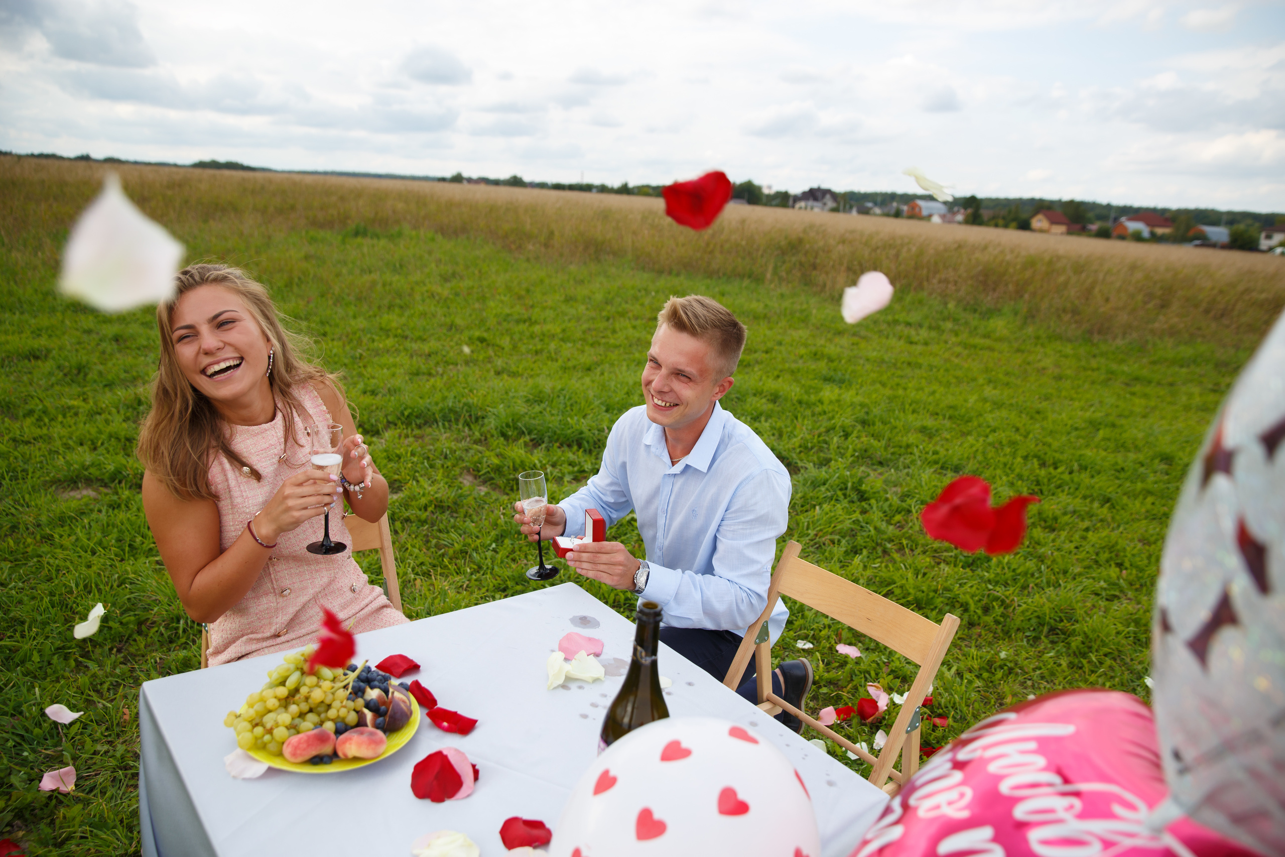 Предложение в вертолете. Фотограф в Москве Валентина Чемерилова