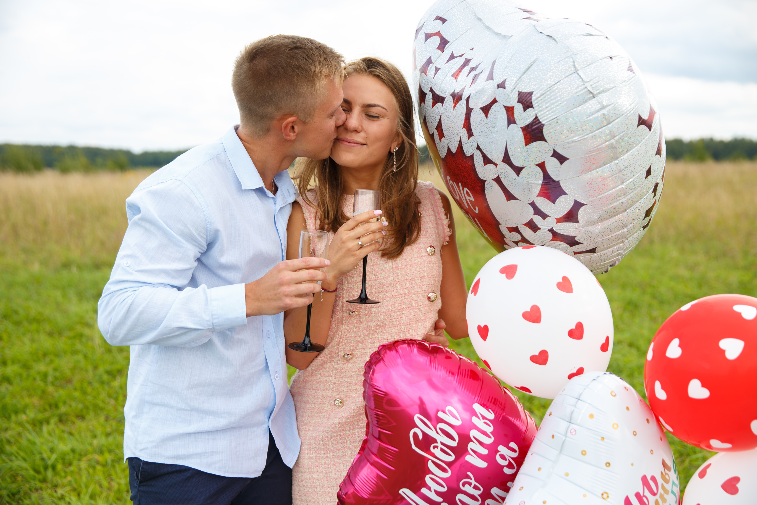 Предложение в вертолете. Фотограф в Москве Валентина Чемерилова