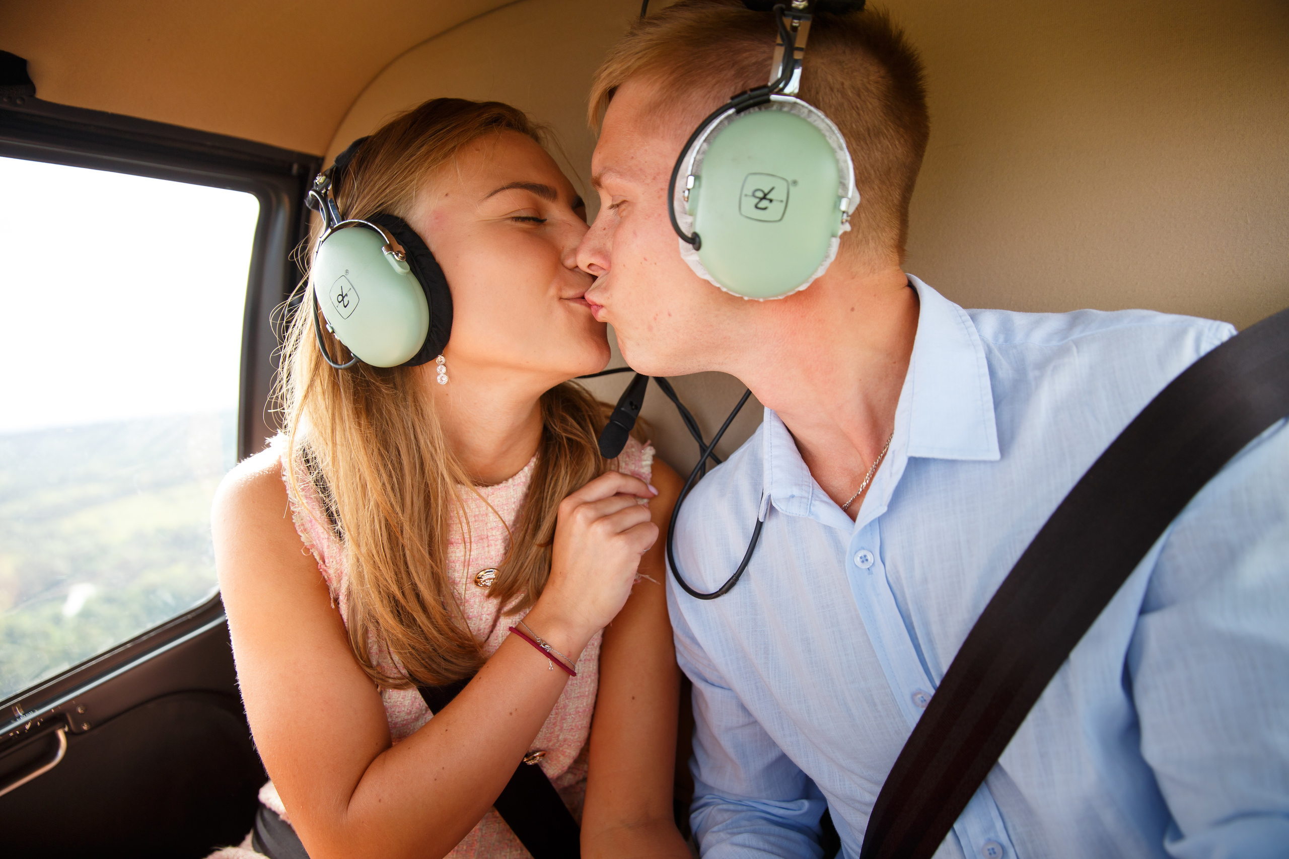 Предложение в вертолете. Фотограф в Москве Валентина Чемерилова