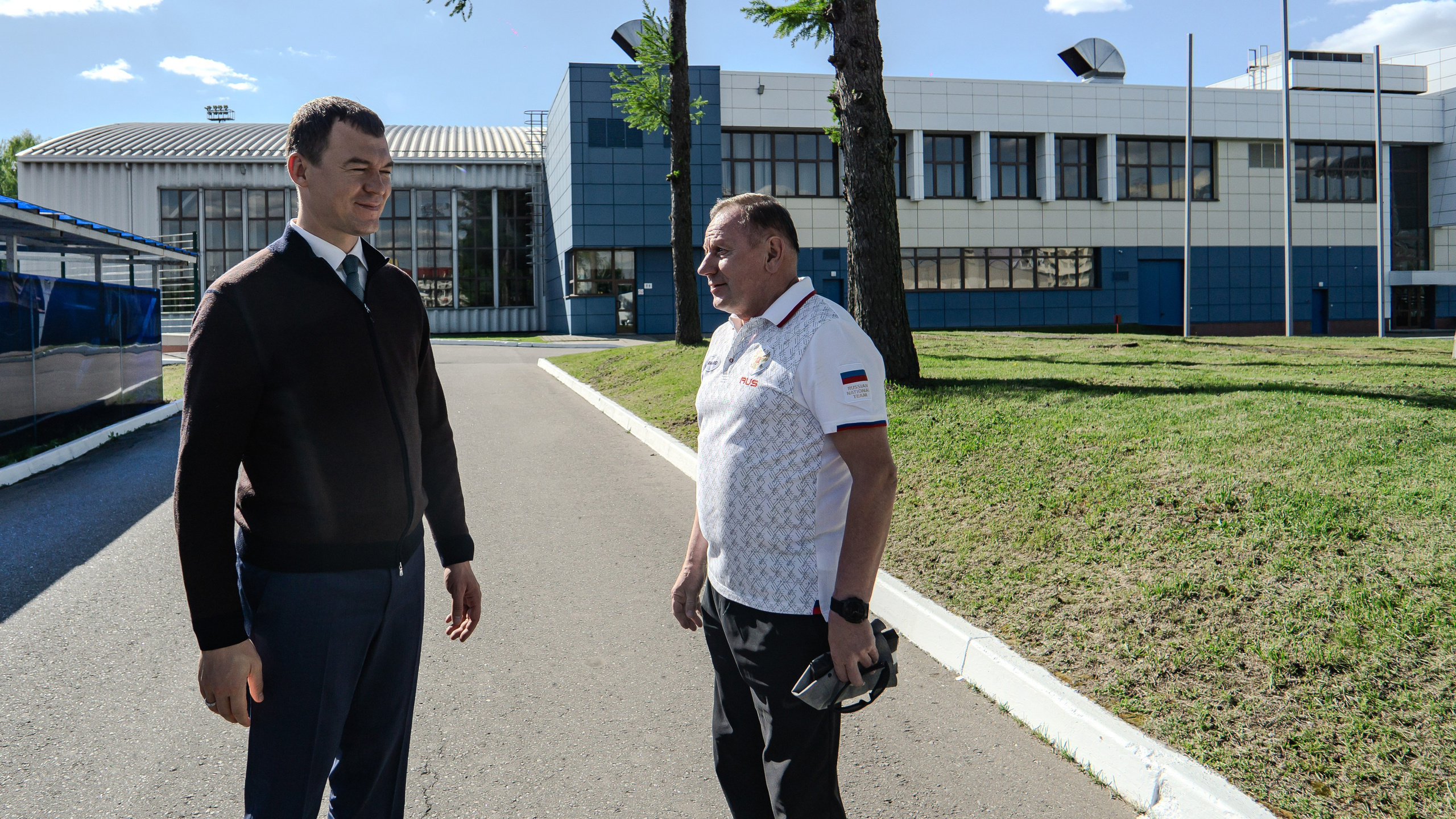 ОСМОТР МИНИСТРОМ СПОРТА РФ УЧЕБНО-ТРЕНИРОВОЧНОГО ЦЕНТРА НОВОГОРСК, МОСКВА. Репортажный и интерьерный фотограф, фотохудожник