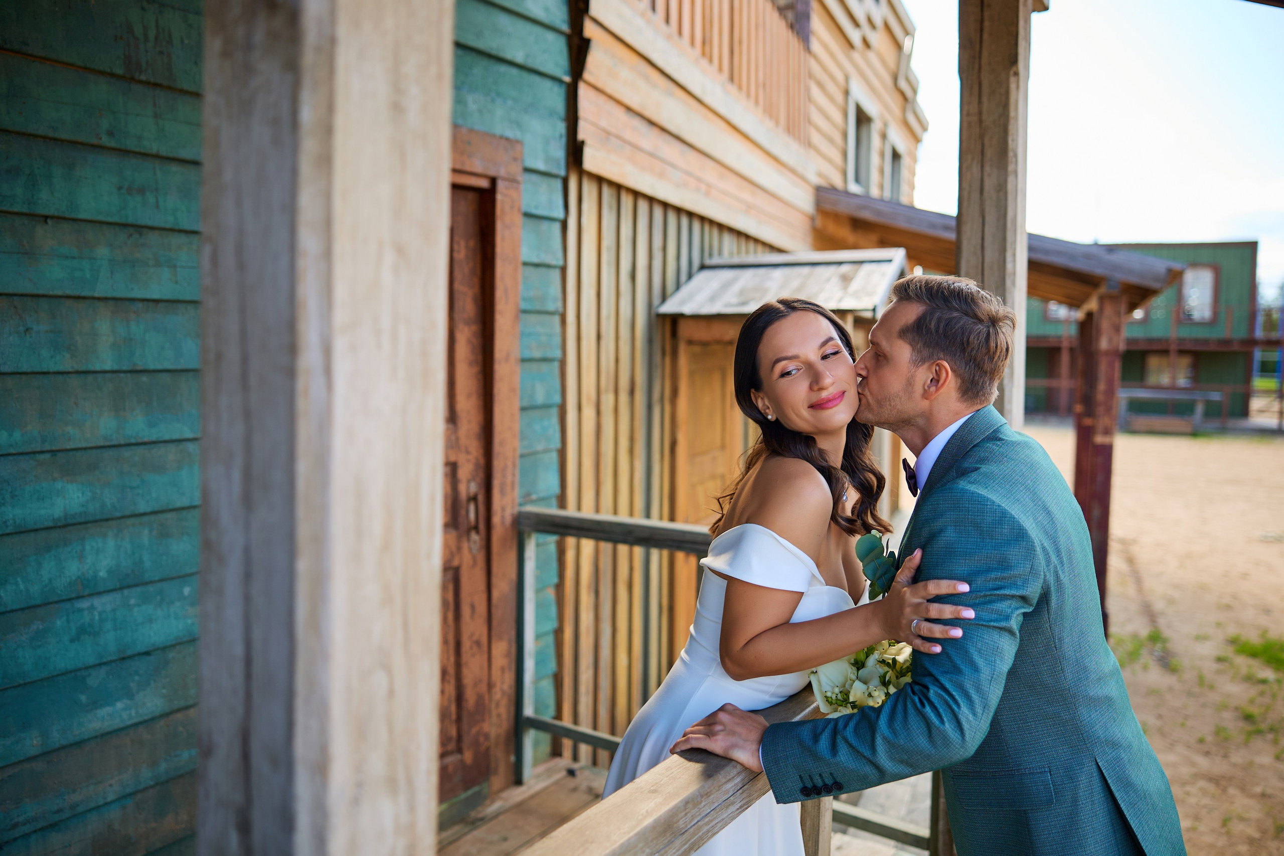 Свадебная фотосессия в Кинопарке Москино. Свадебный фотограф Сергей Колбинский