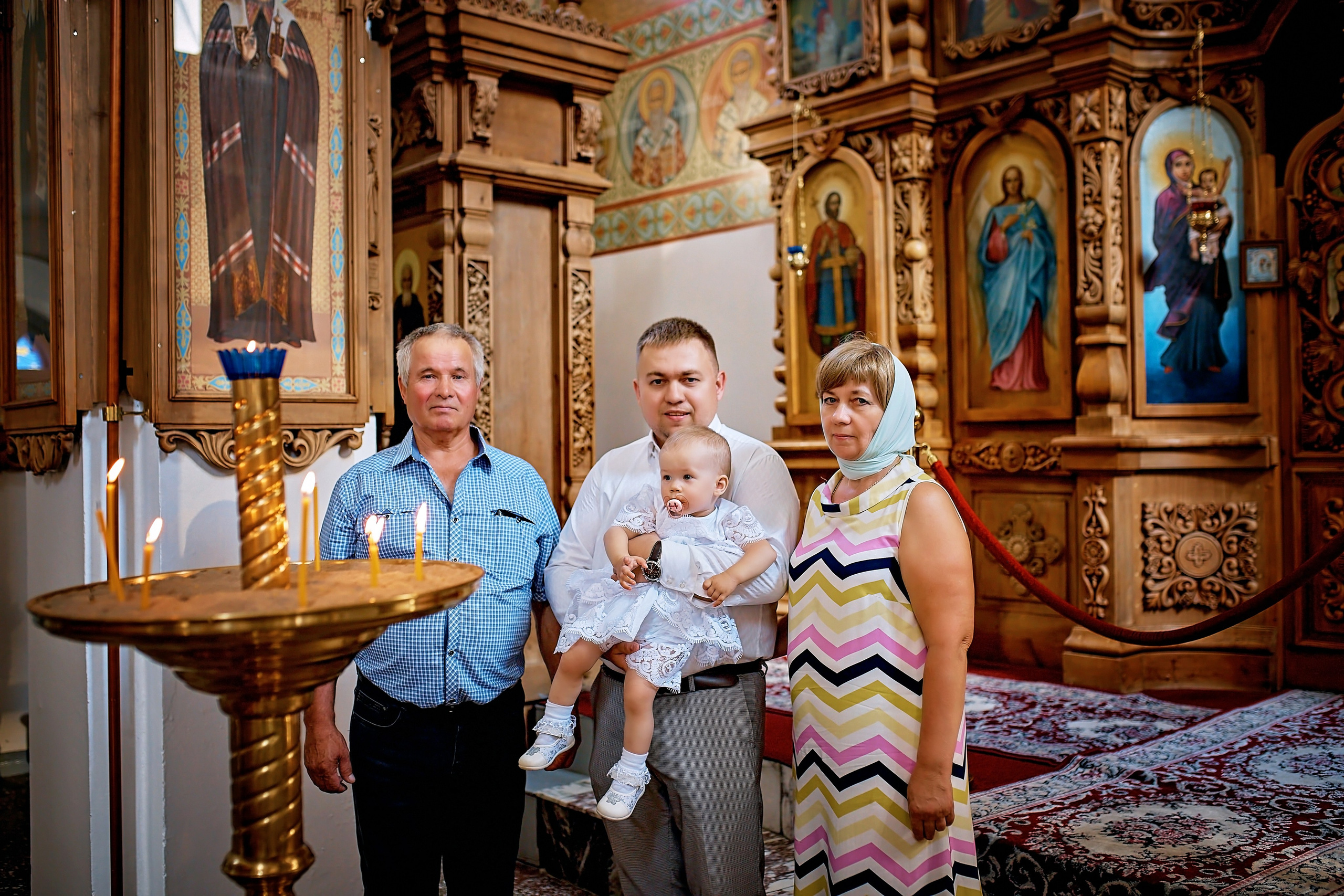 Таинство Крещения Анны Александро-Невский храм. Фотограф на Крещение и Венчание в Барнауле