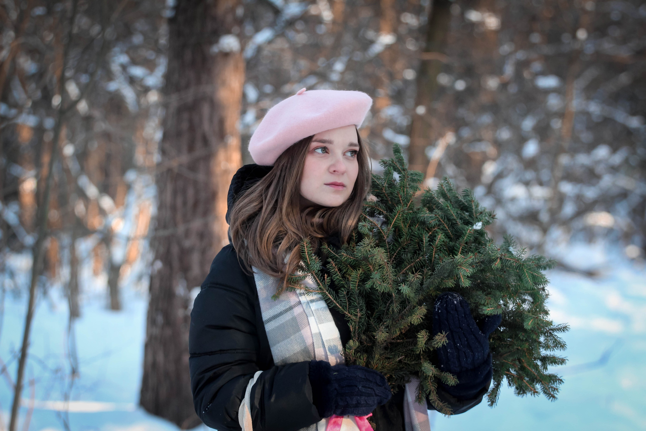 Зимняя прогулка Оли. Виктория Шишкова свадебный фотограф Москва и МО (Балашиха, Щелково)
