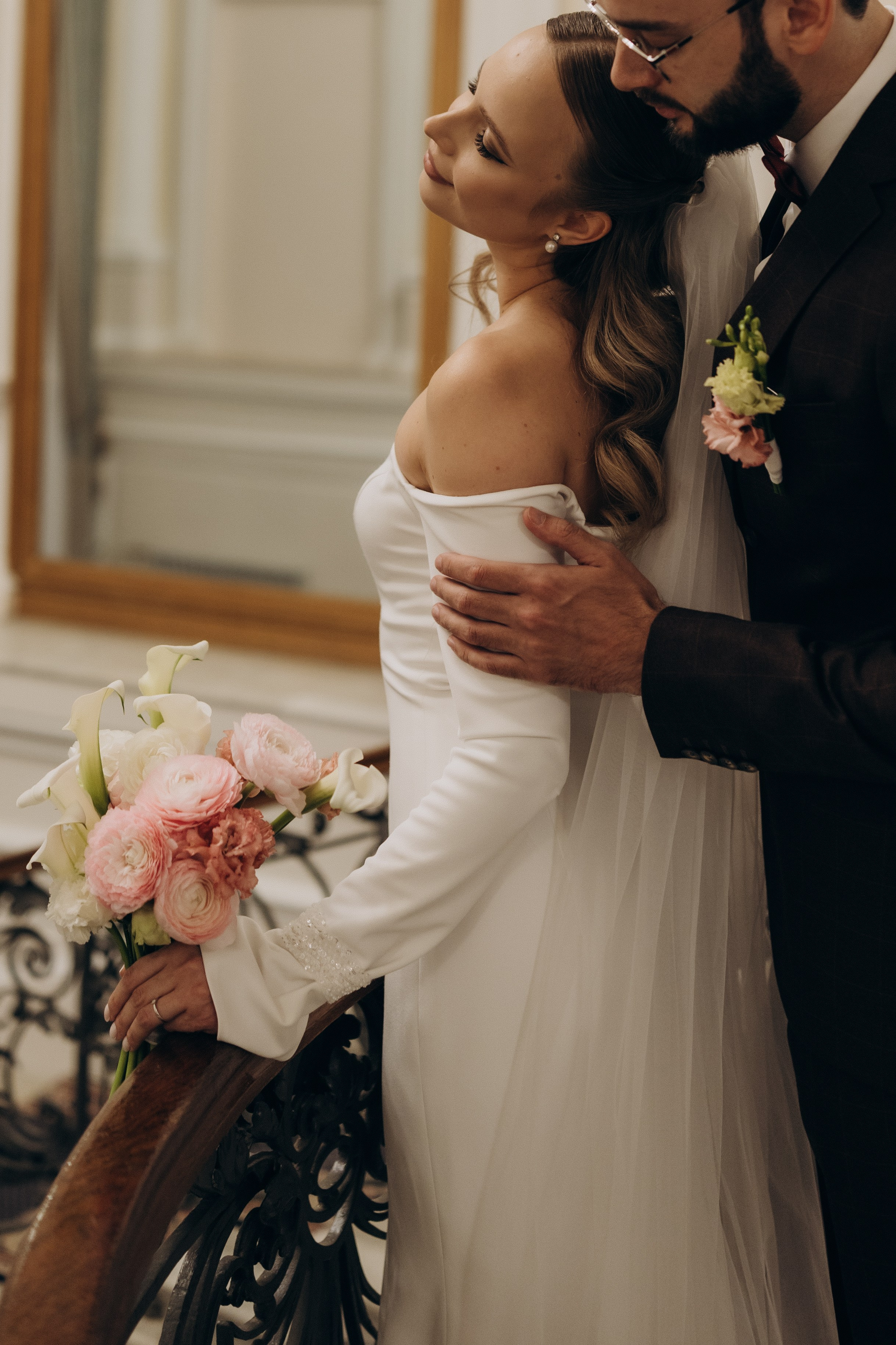 Юра и Полина | 2-й дворец и Половцова. Свадебный и love story фотограф в Санкт-Петербурге