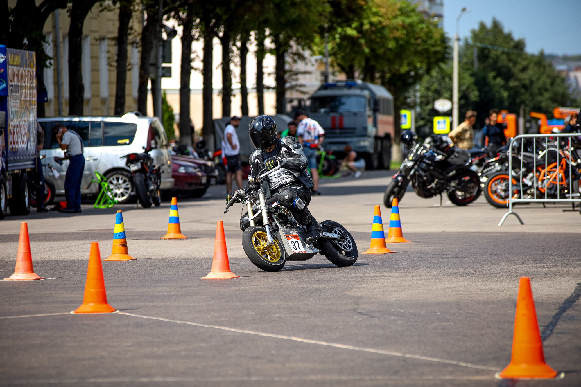 Кубок России по фигурному управлению мотоциклом. Спортивный фотограф Вадим Добедченков