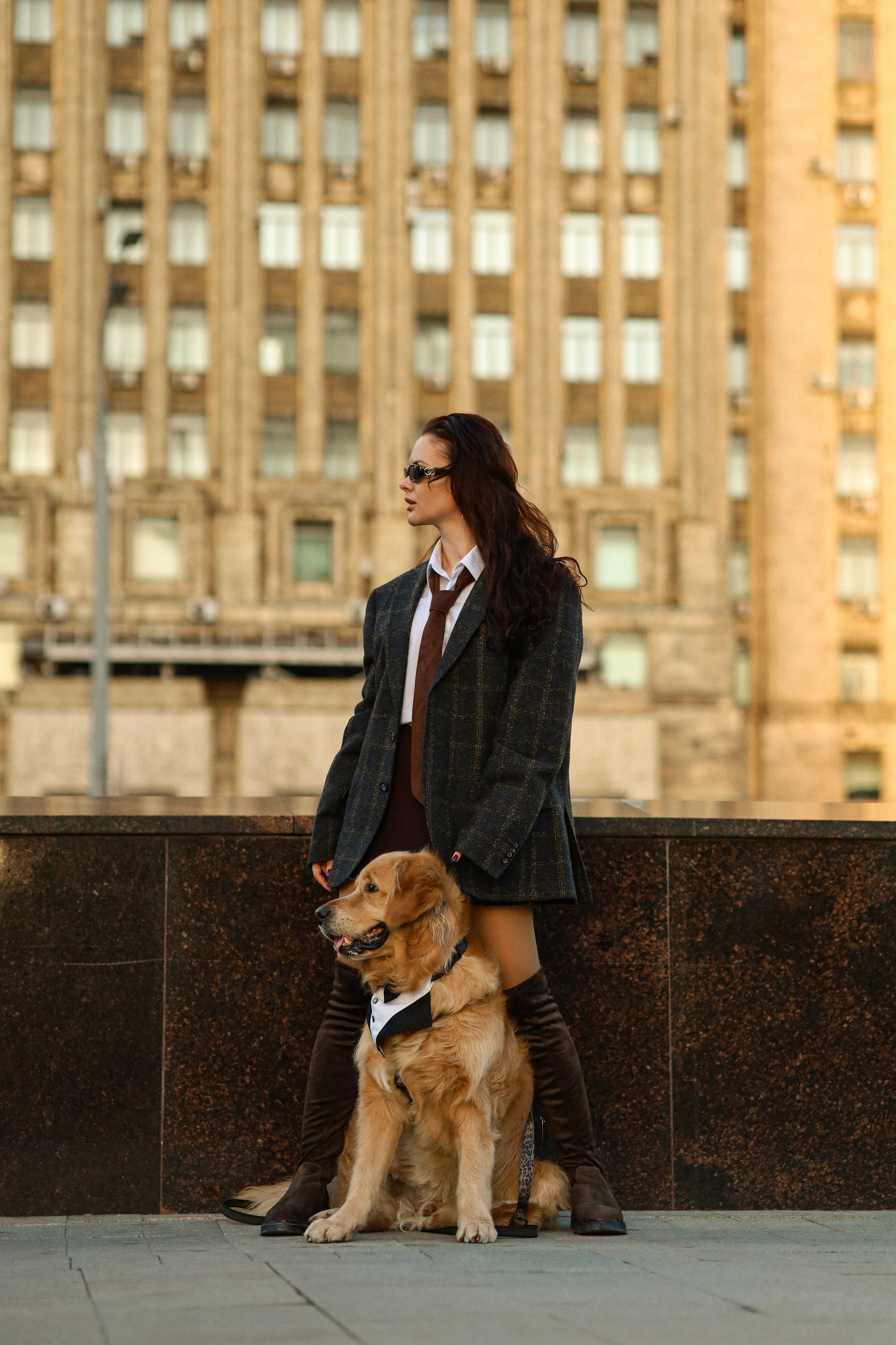 Лёва и Катя. Прогулка по Москве. Фотограф-анималист Ксения Шевцова|Москва