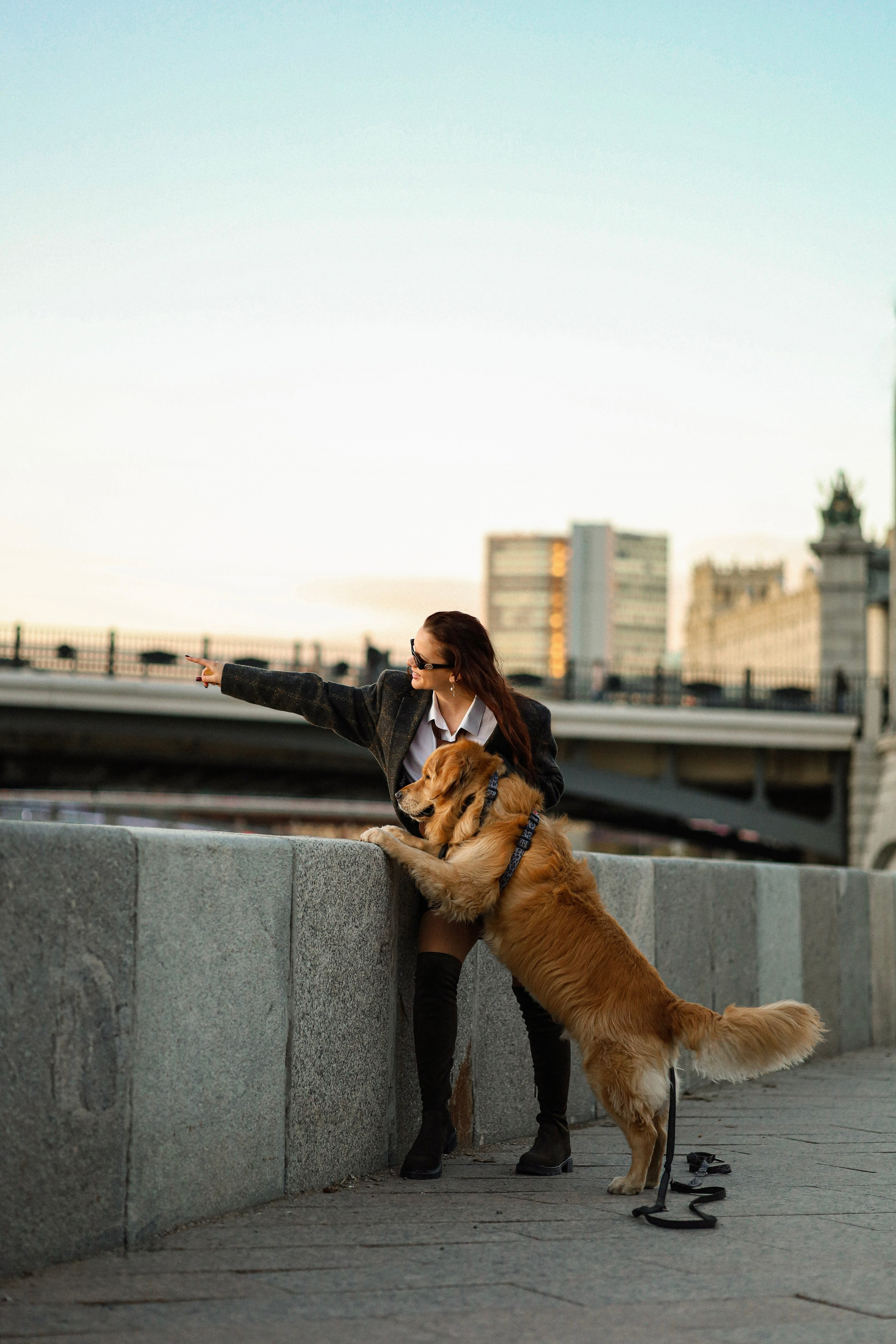 Лёва и Катя. Прогулка по Москве. Фотограф-анималист Ксения Шевцова|Москва