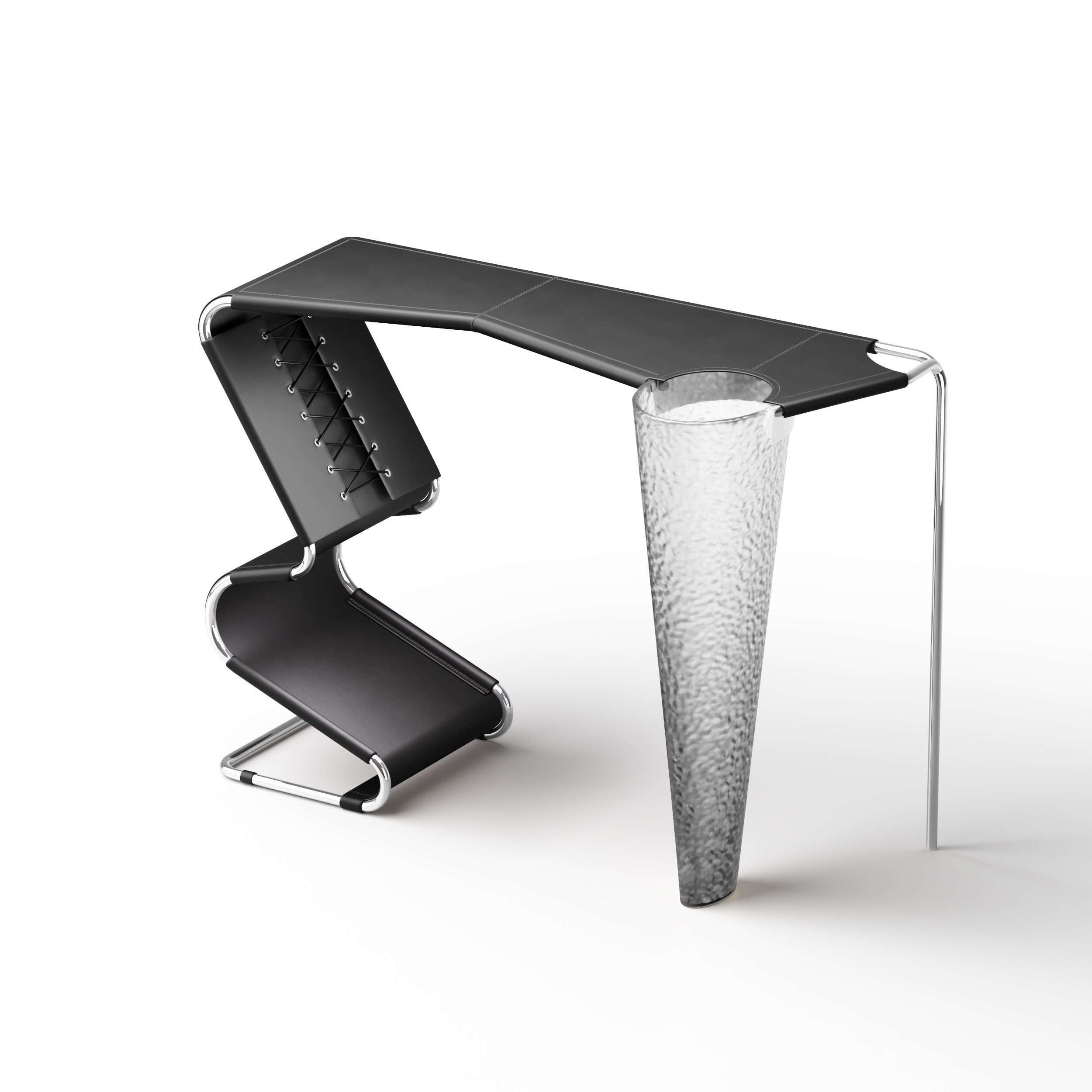 Консоль Eileen black 02. Nlodesign.com