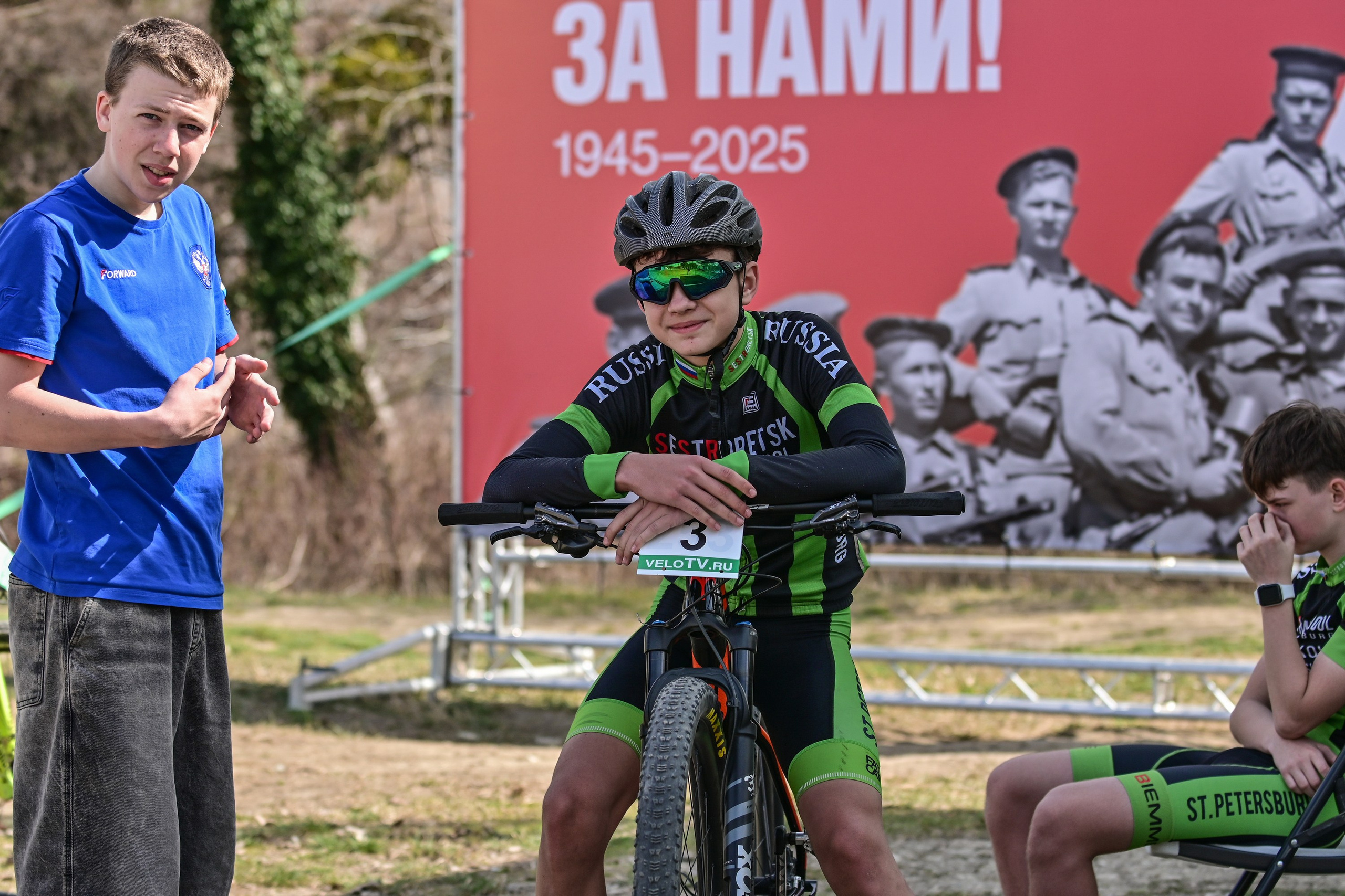 Маунтинбайк, кросс-кантри в Архипо-Осиповке 16 марта 2025. Спортивный фотограф, фотожурналист Павел Ларькин