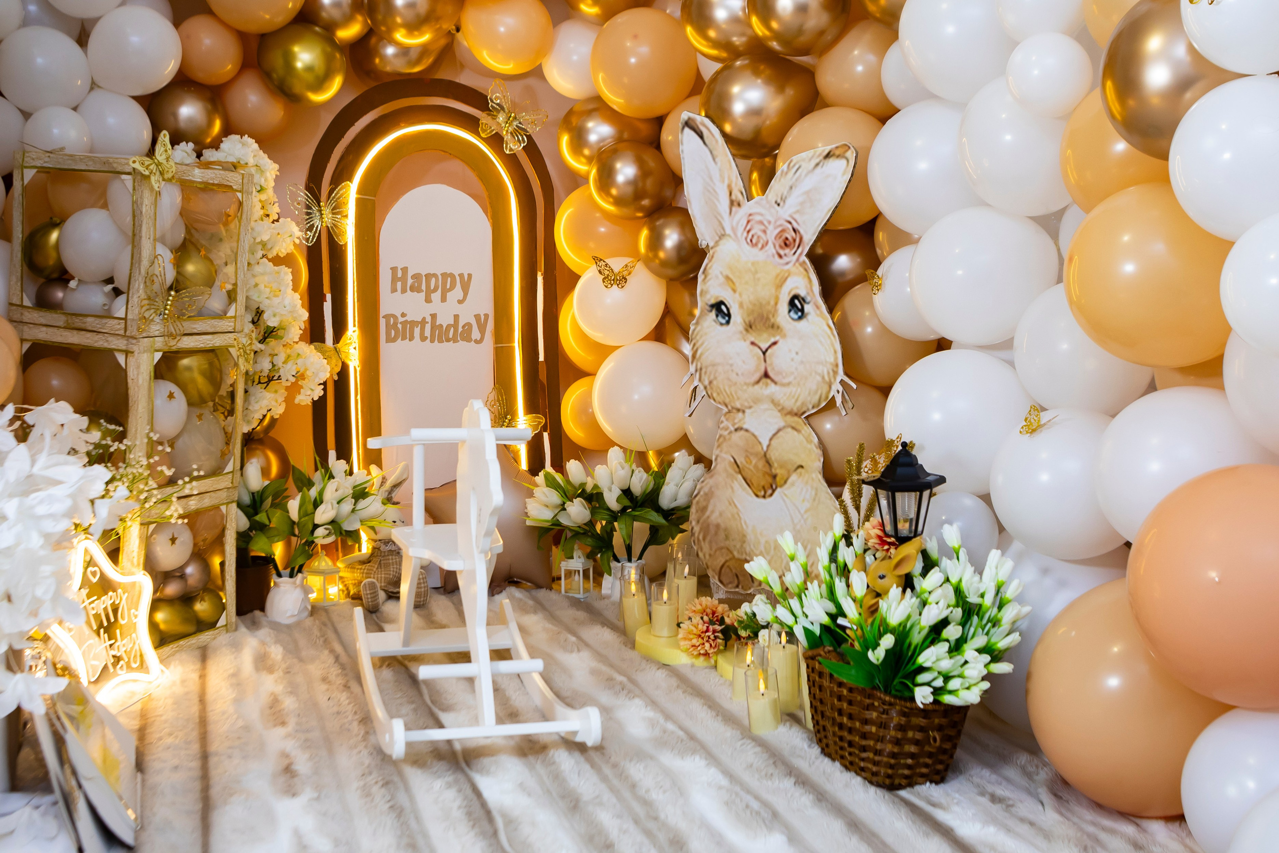 Фотозона Зайчик. Детская фотостудия «Чудо малыш»