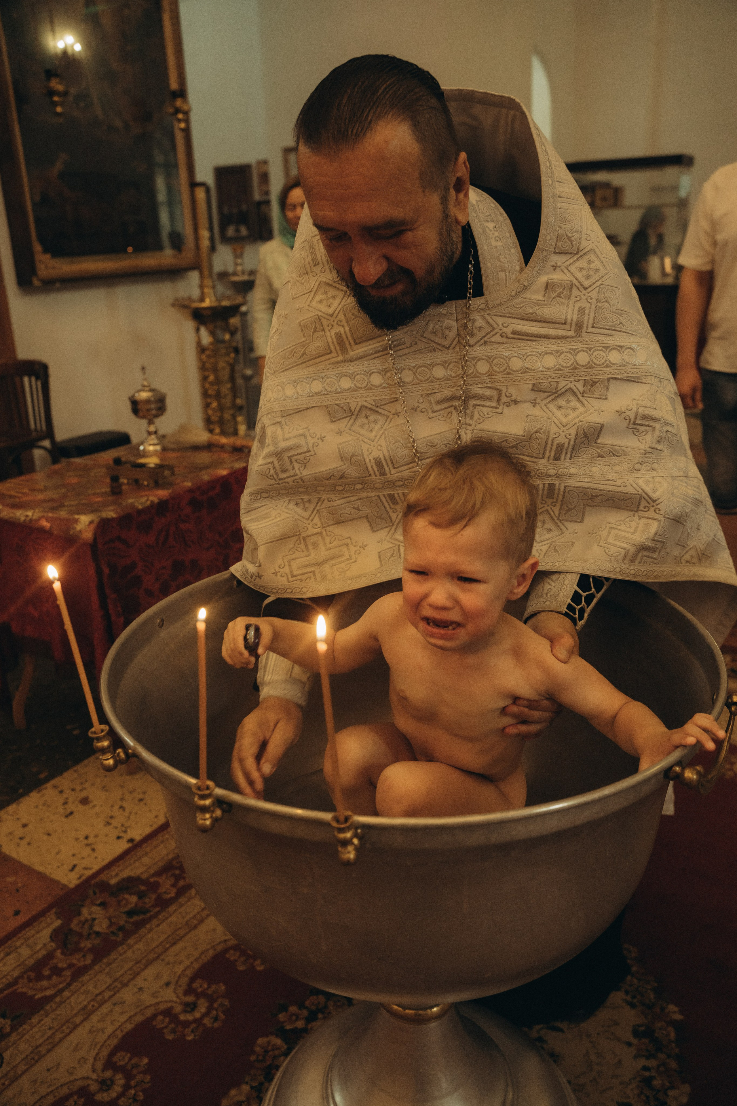 Крещение Марка. Семейный фотограф Егор Веденин