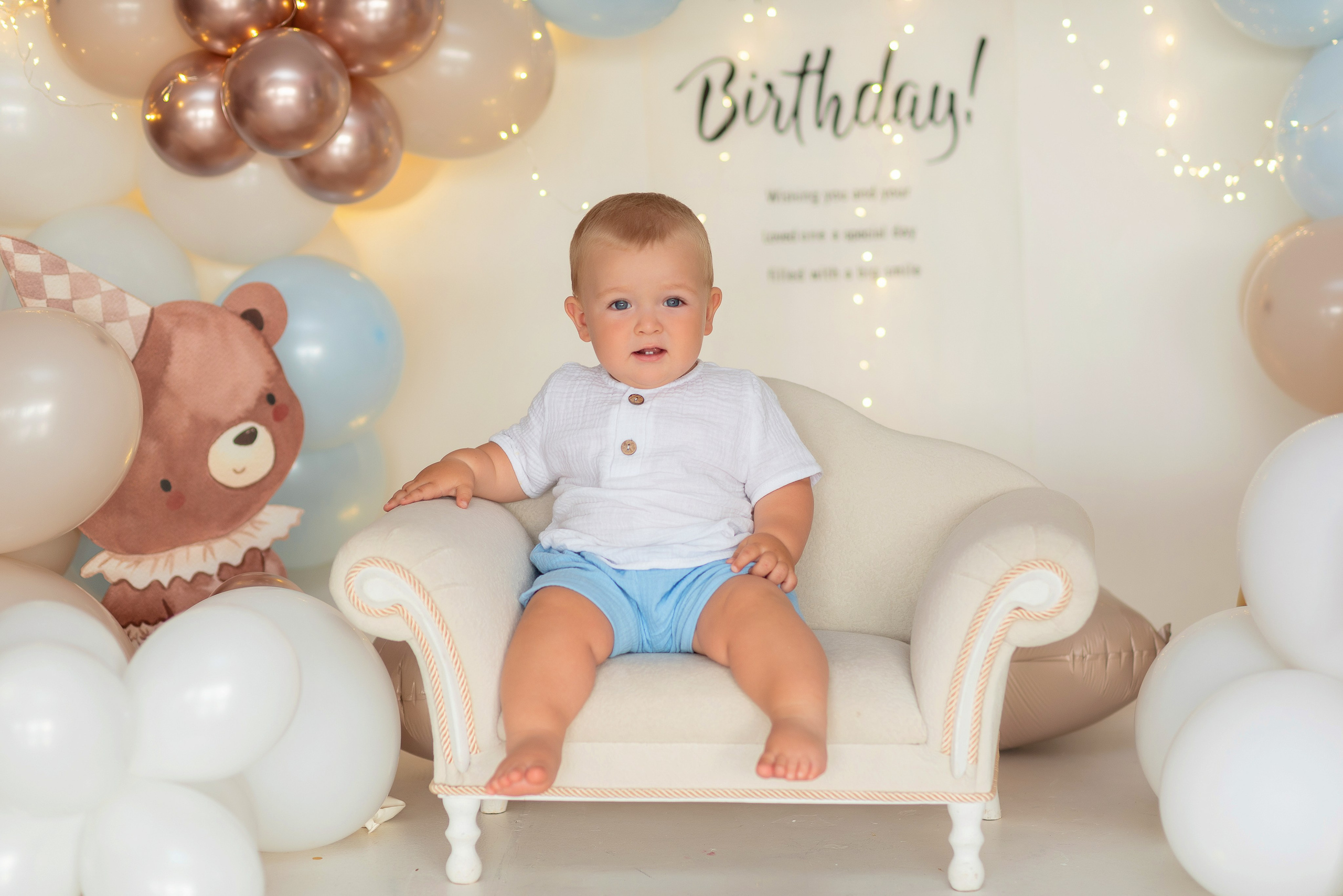 Фотосессия «Мне 1 годик». Свадебный и семейный фотограф в Крыму Elena Gavrik