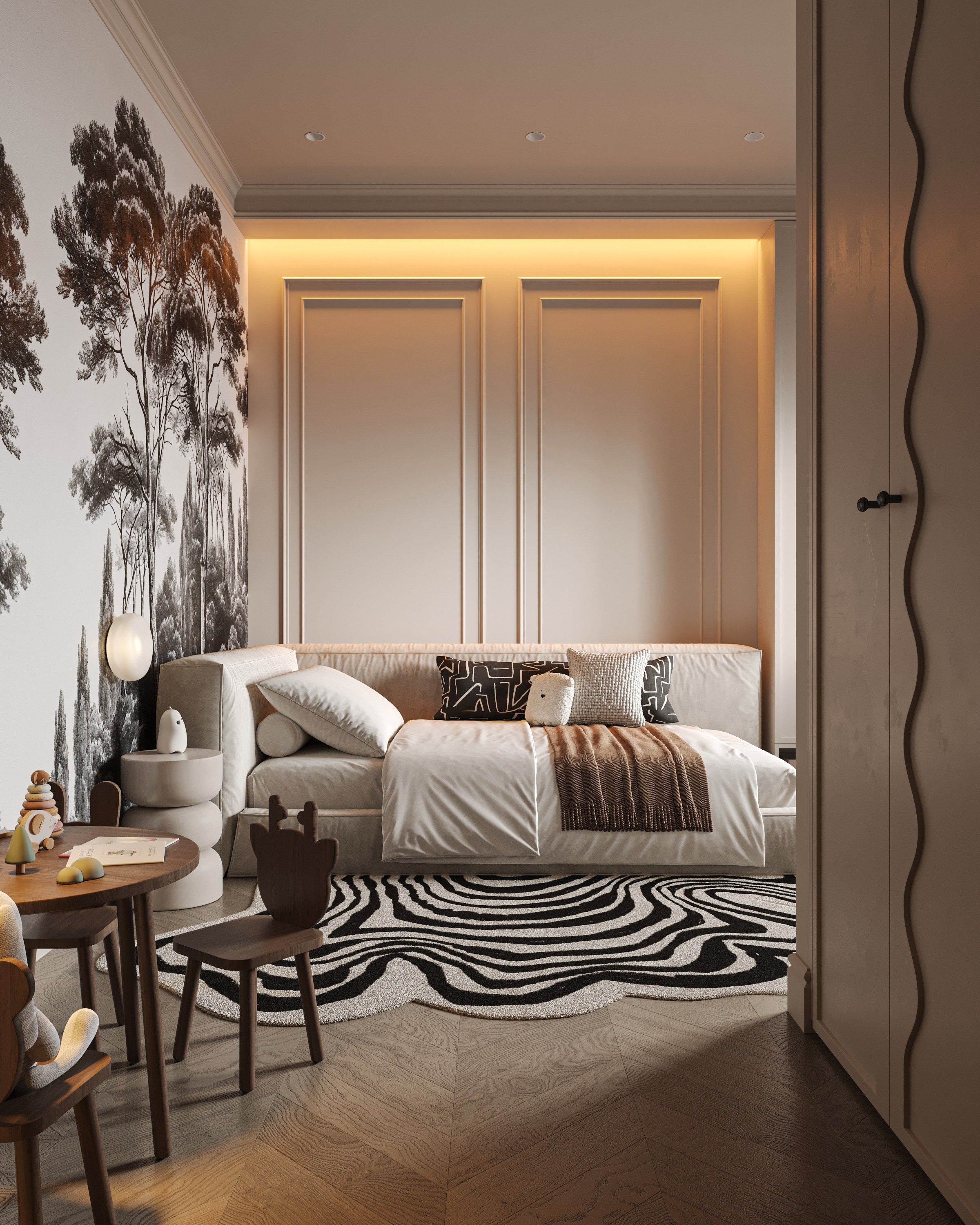 Детская ЖК «Континенталь». 3D визуализация интерьера Надежда Соколова