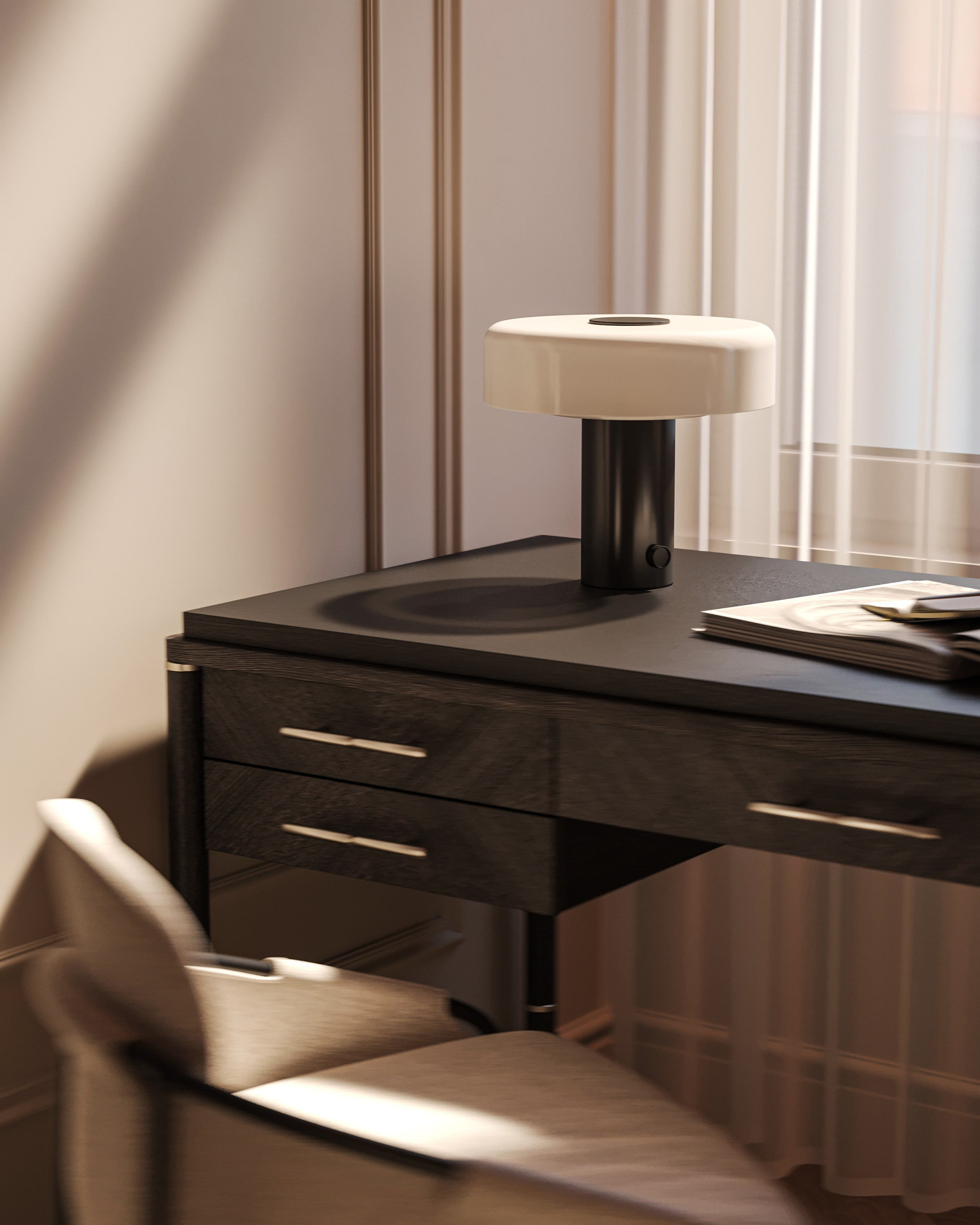 Кабинет ЖК «Континенталь». 3D визуализация интерьера Надежда Соколова