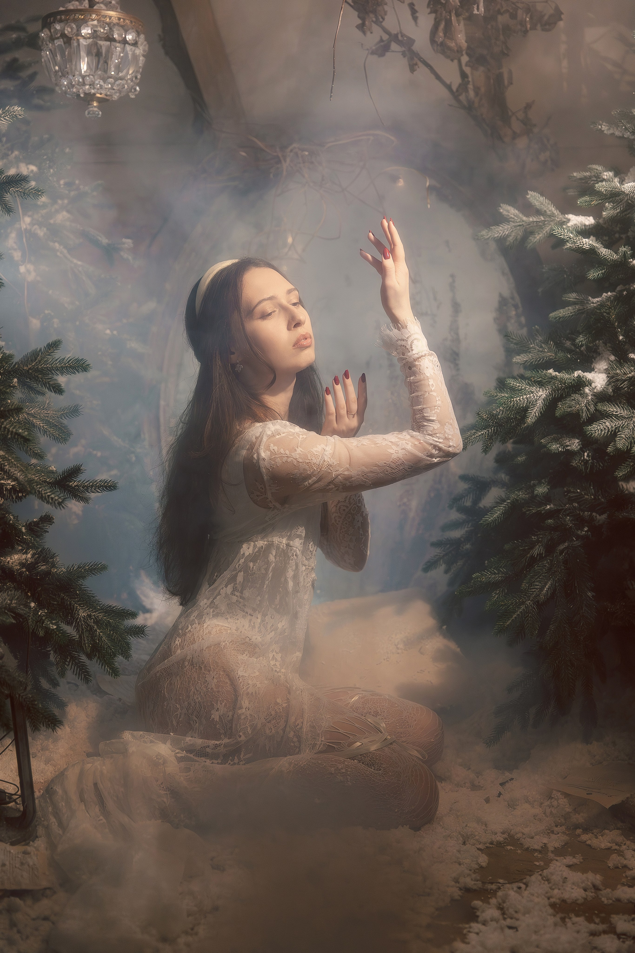 Зимняя сказка на чердаке. Семейный и женский фотограф в Москве Надежда Воробьева