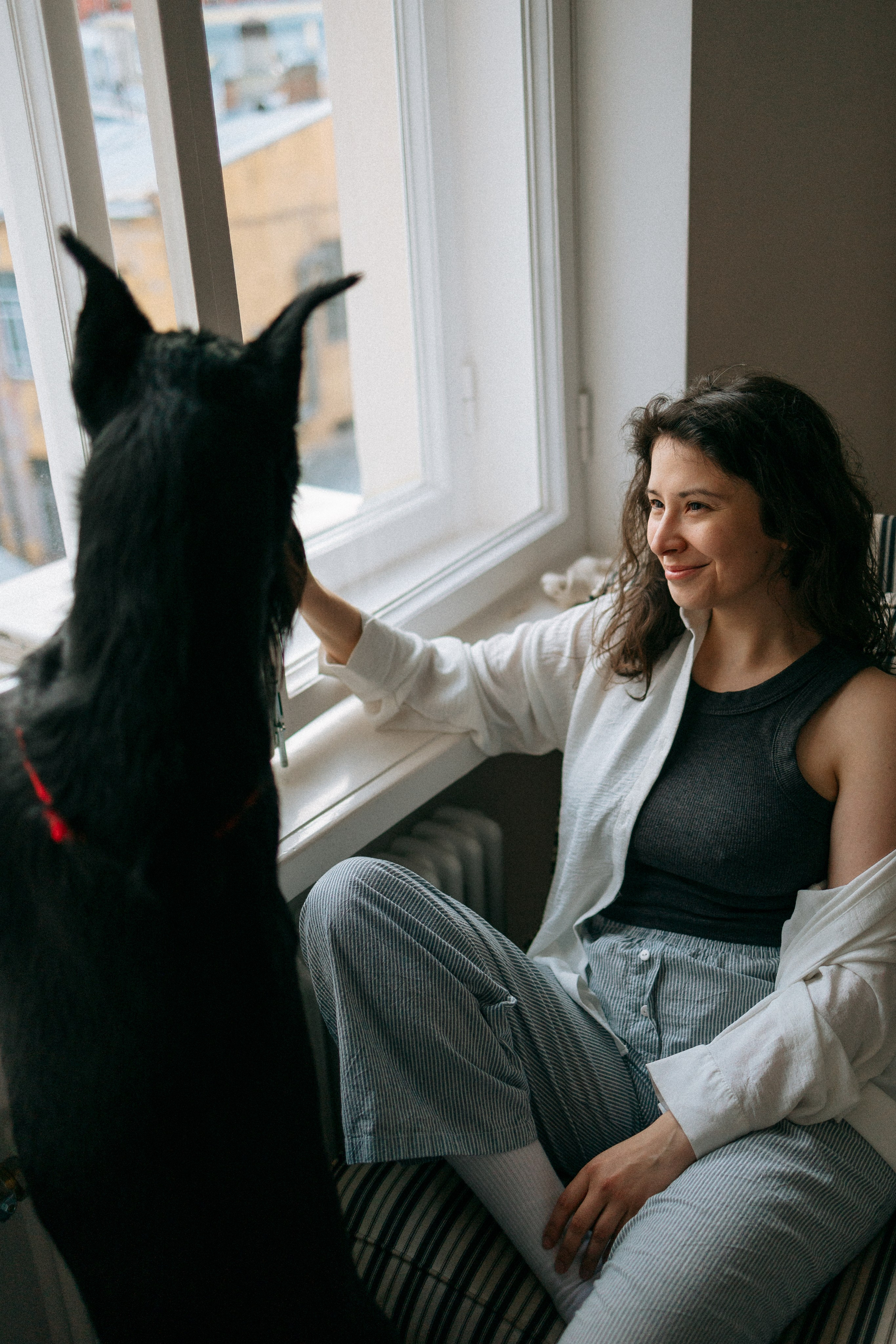 Умбра и Даша. Фотограф анималист Анастасия Пикей