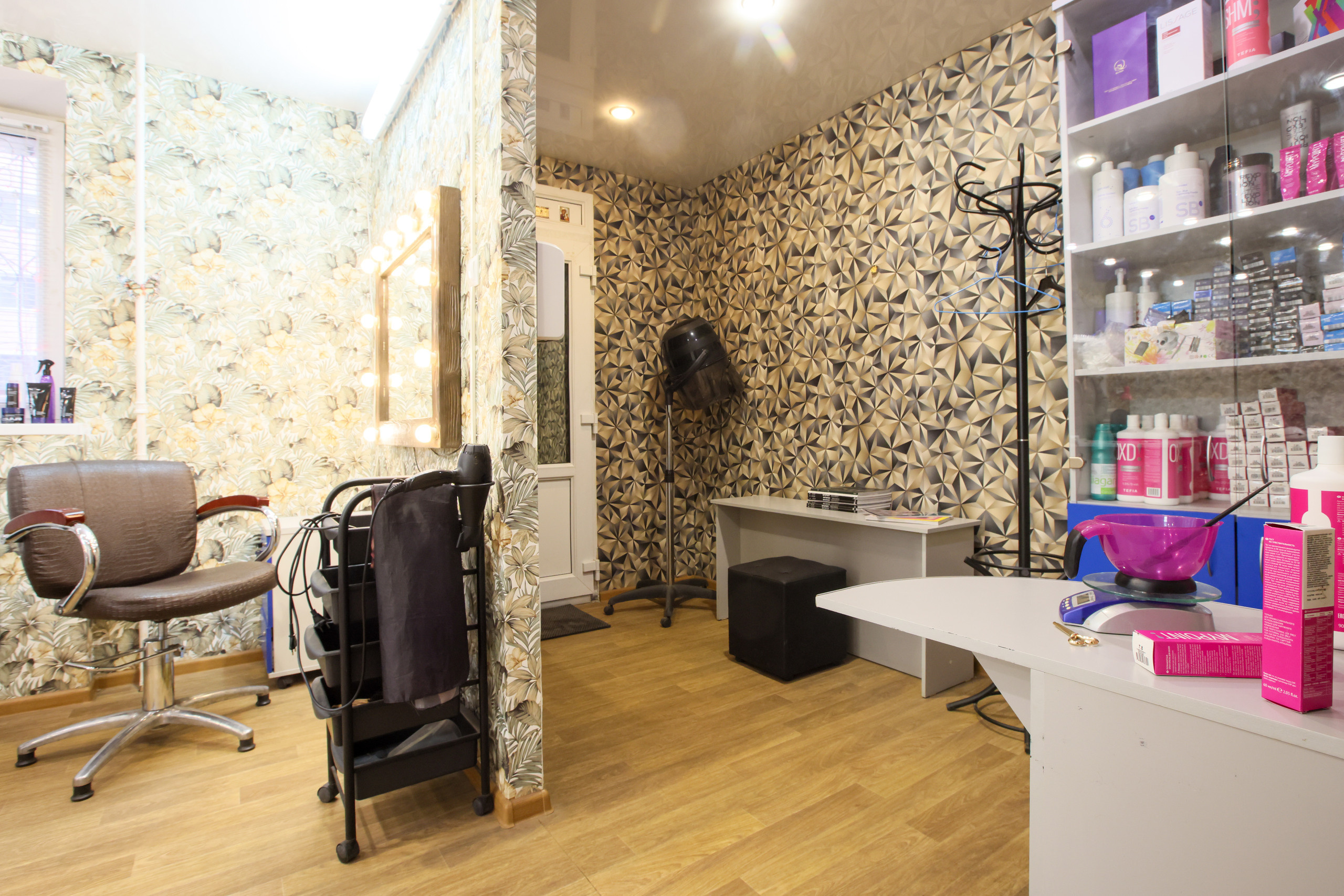 Интерьерная фотосъемка для парикмахерской Felicita, Тула. Фотограф в Туле Крупский АнДРей. Фотостудия «КАДР71» в Туле