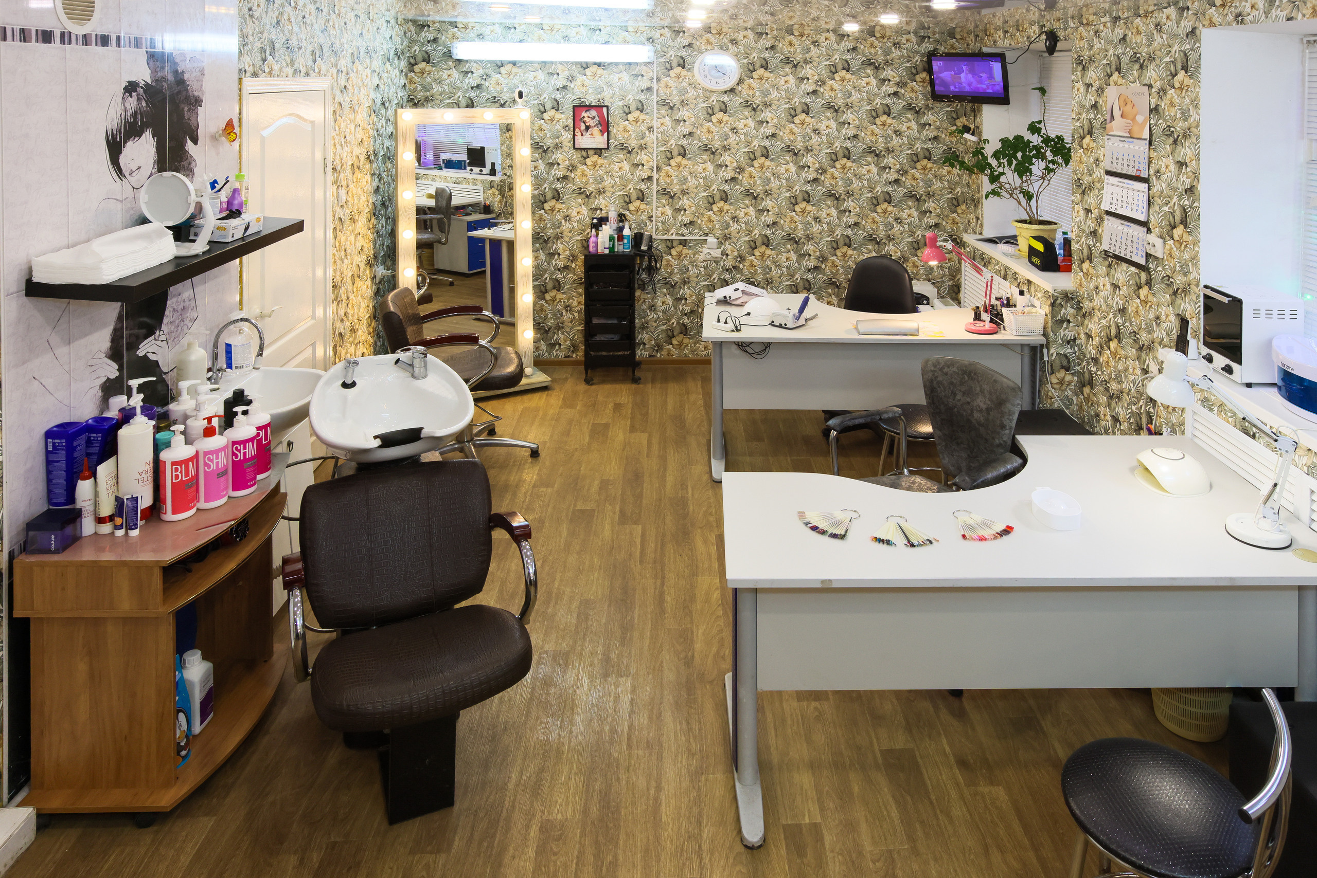 Интерьерная фотосъемка для парикмахерской Felicita, Тула. Фотограф в Туле Крупский АнДРей. Фотостудия «КАДР71» в Туле