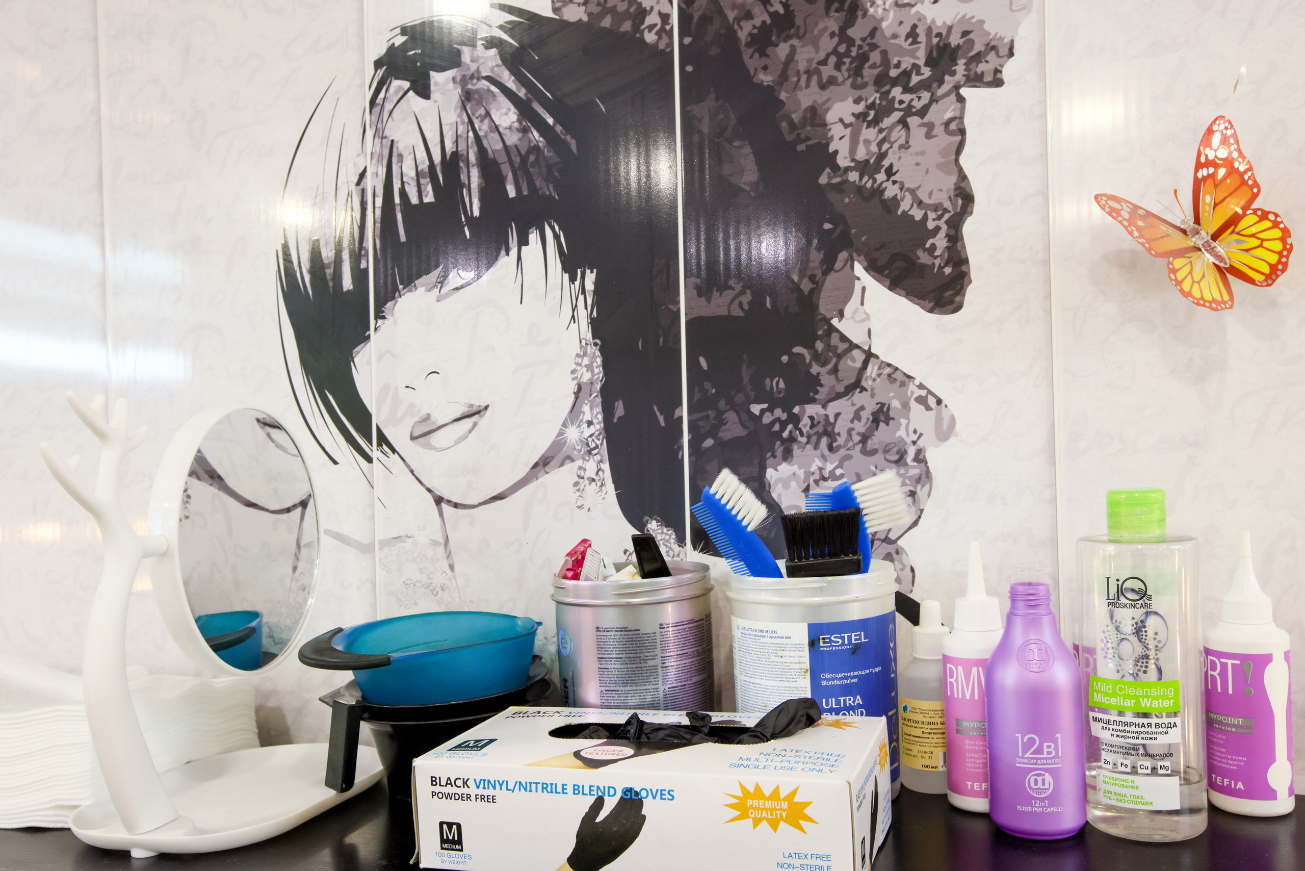 Интерьерная фотосъемка для парикмахерской Felicita, Тула. Фотограф в Туле Крупский АнДРей. Фотостудия «КАДР71» в Туле