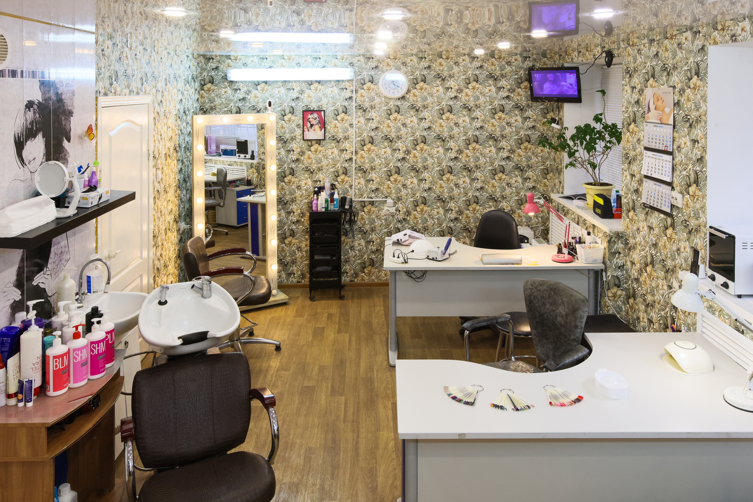 Интерьерная фотосъемка для парикмахерской Felicita, Тула. Фотограф в Туле Крупский АнДРей. Фотостудия «КАДР71» в Туле