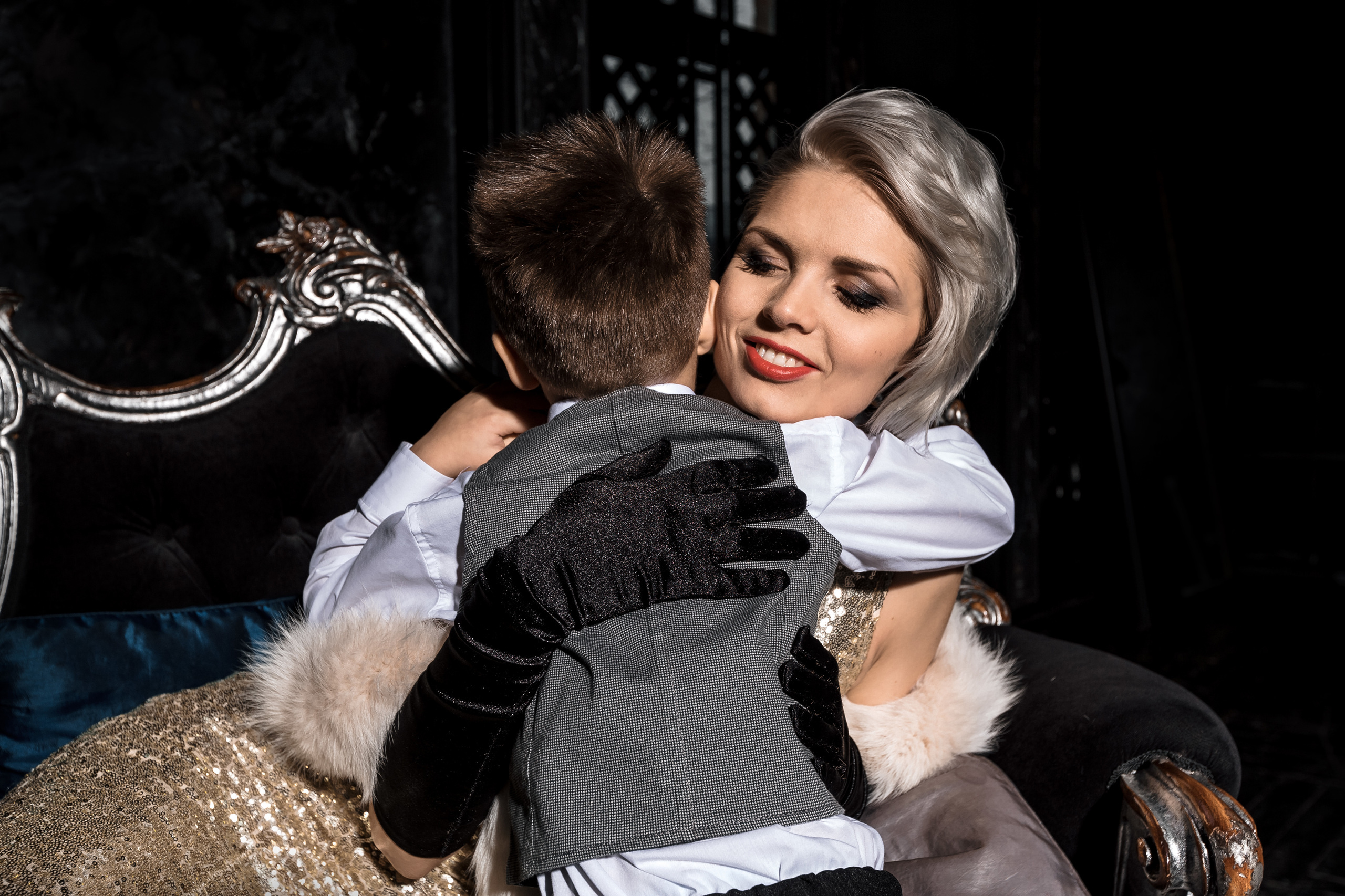 Peterfilm.ru - Семейная съемка в стиле "нуар". Семейный фотограф в Сан