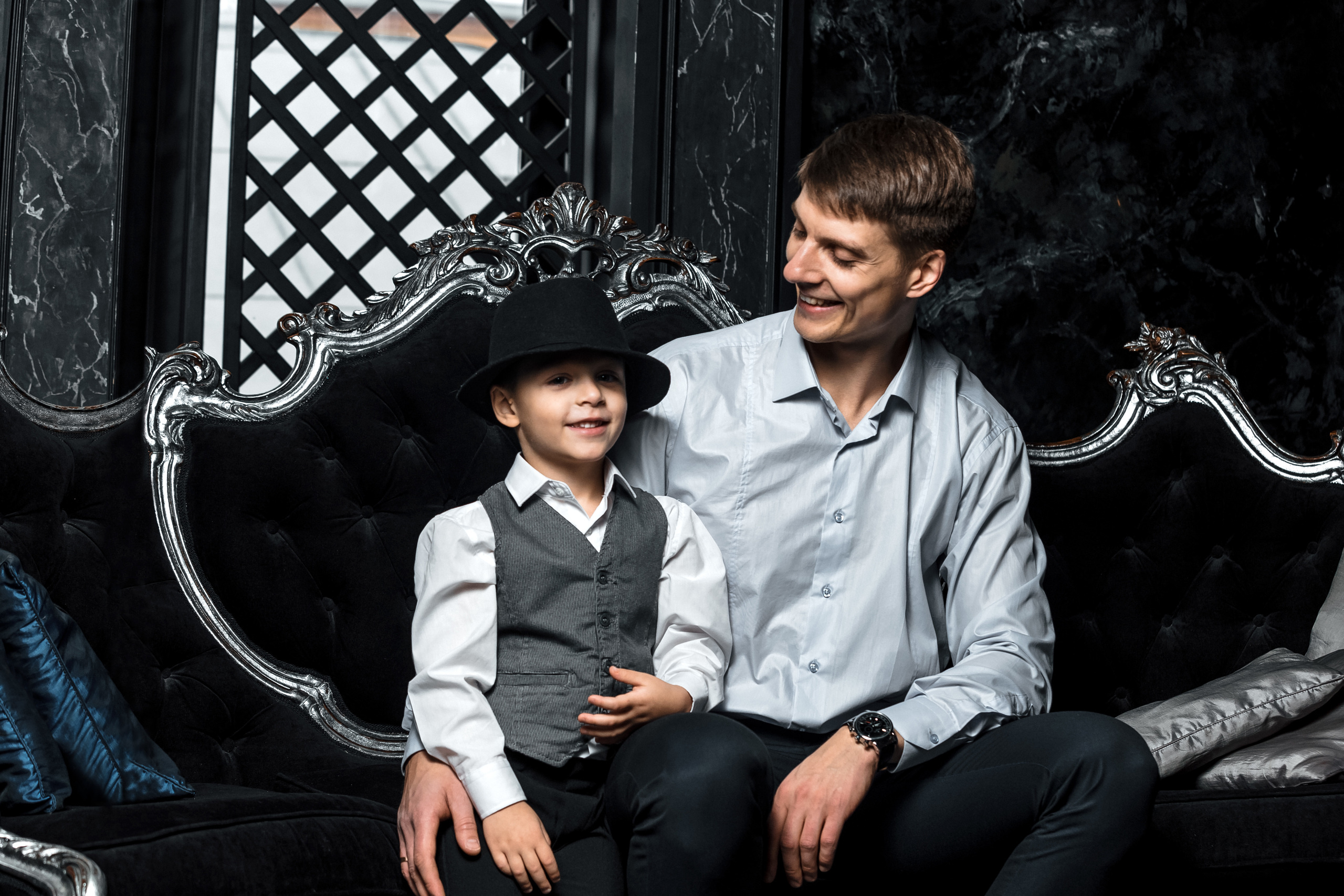 Peterfilm.ru - Семейная съемка в стиле "нуар". Семейный фотограф в Сан