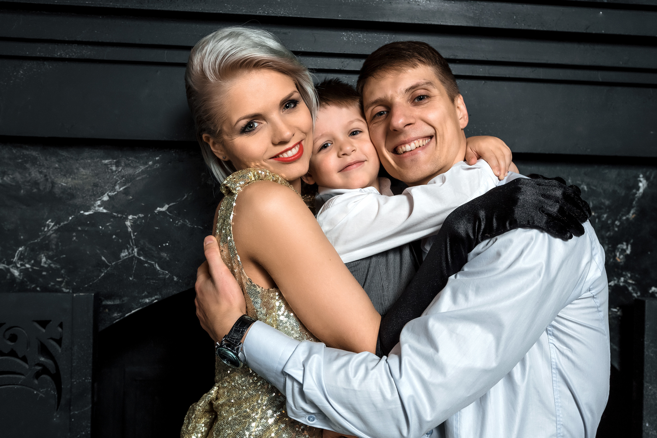 Peterfilm.ru - Семейная съемка в стиле "нуар". Семейный фотограф в Сан