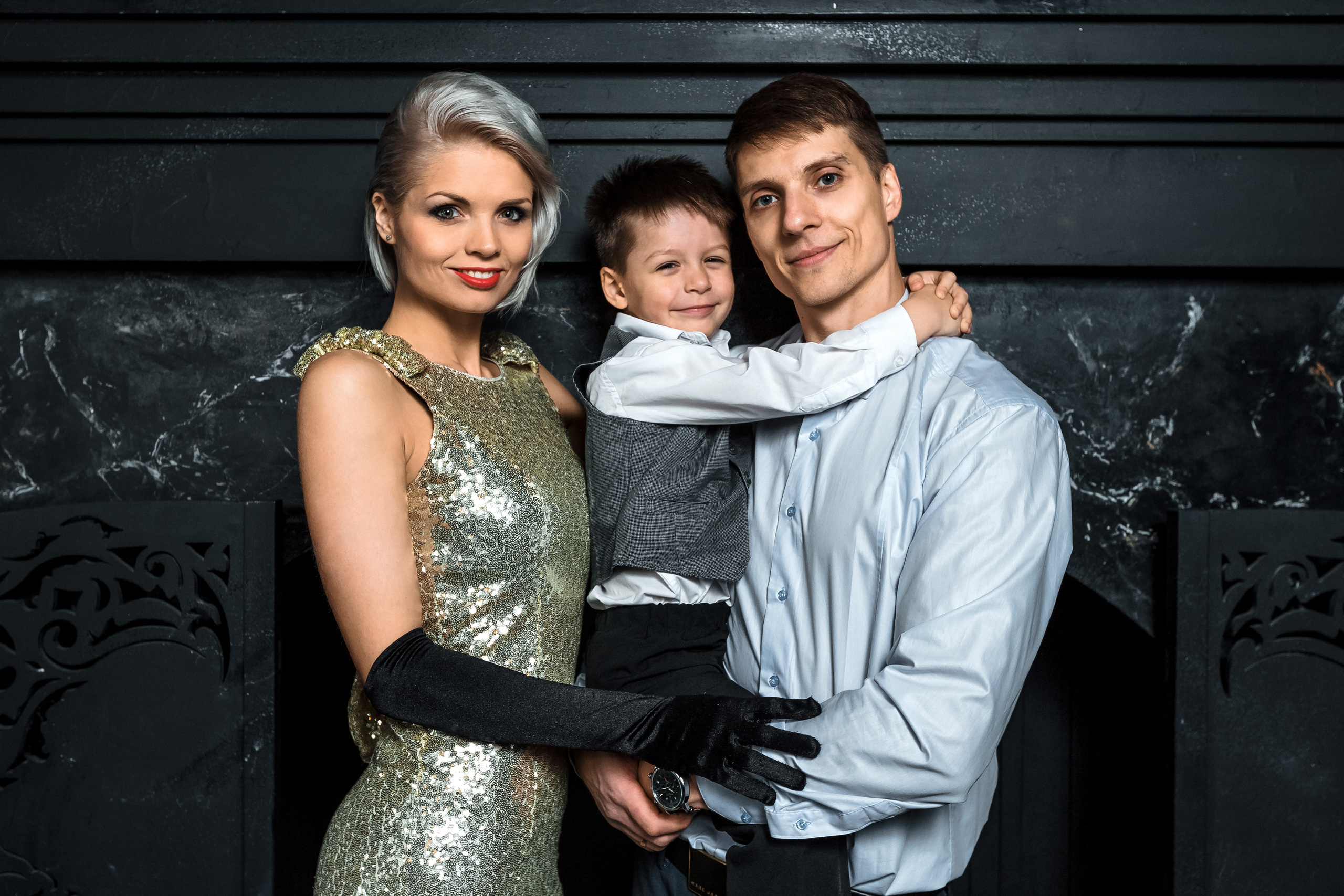 Peterfilm.ru - Семейная съемка в стиле "нуар". Семейный фотограф в Сан