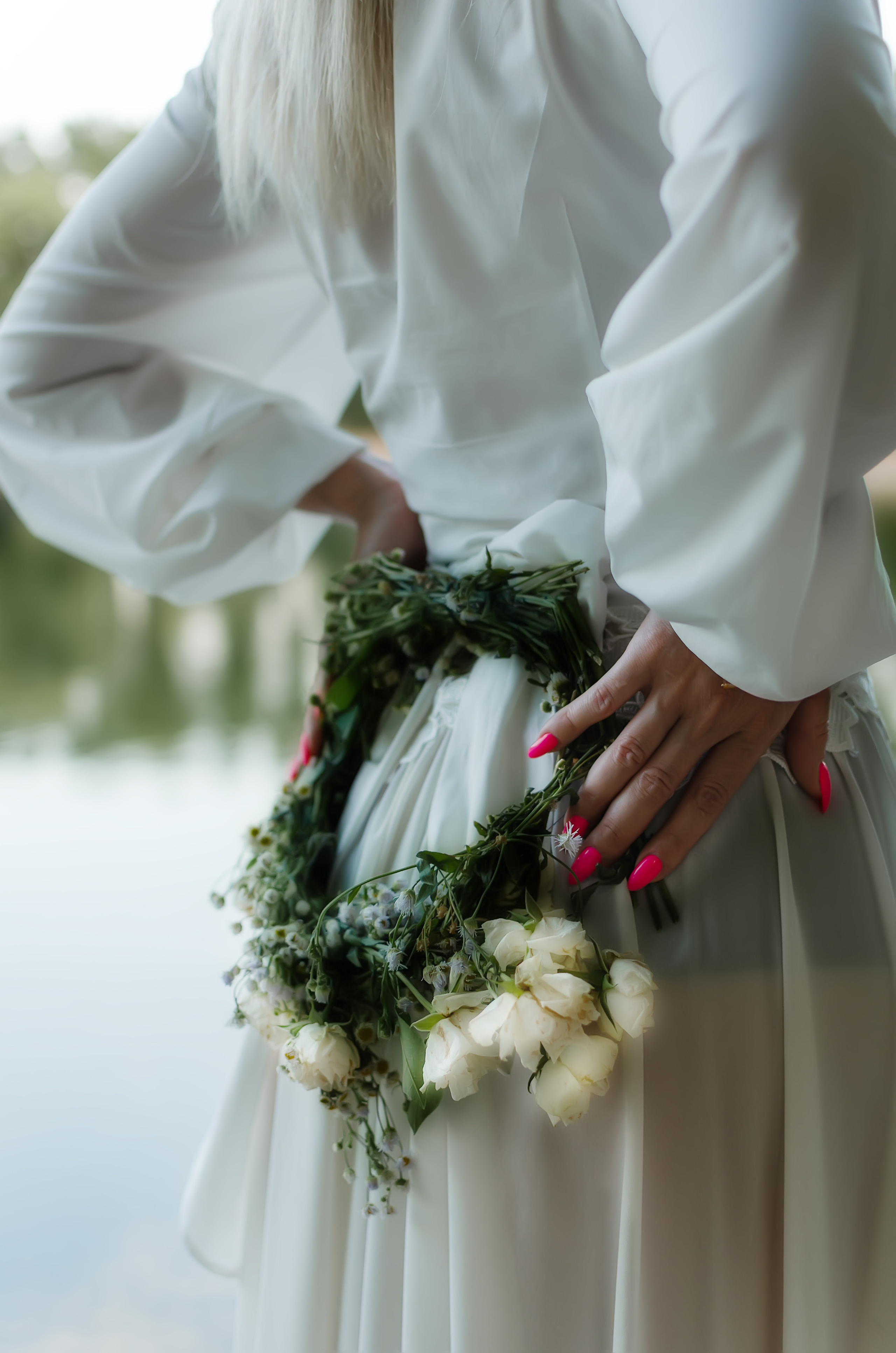Ивана Купала. Фотосессия в воде. Фотосессия в реке. Женский портрет. Нимфа. Серена. Русалка.