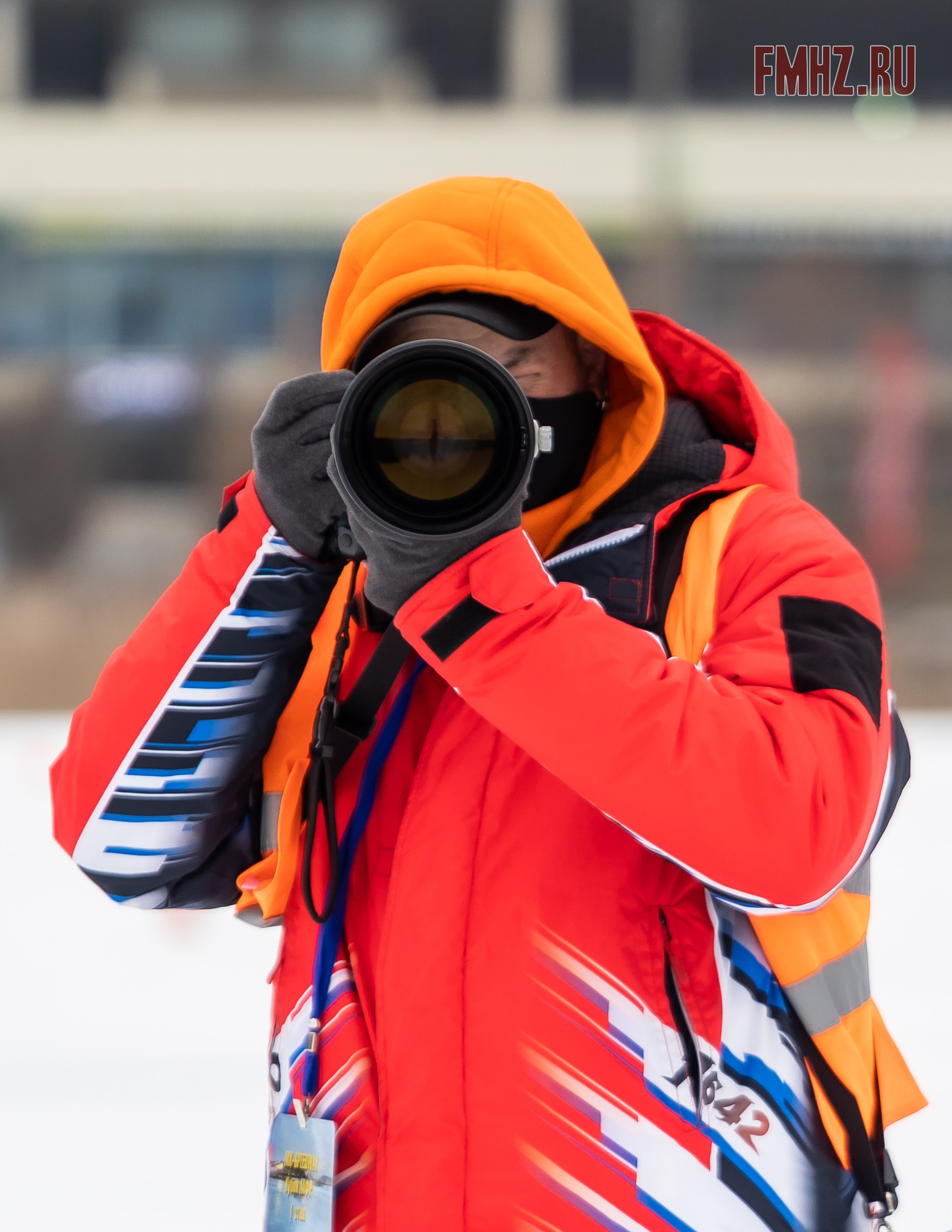 Первый этап Кубка МФР по мотокроссу на льду Большого Крылатского пруда в Москве. 8 февраля 2025 г. Фотограф Владимир Охрименко