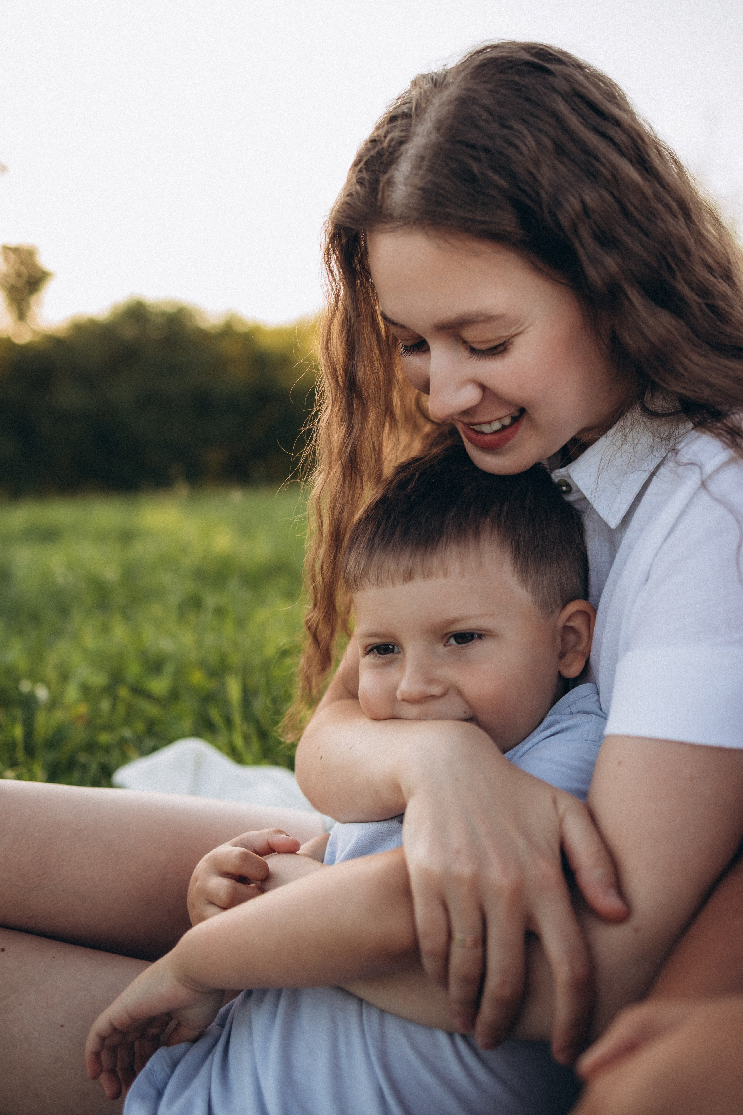 Ксюша, Вадим, Кирюша и Маша. Фотограф Елена Рябцева