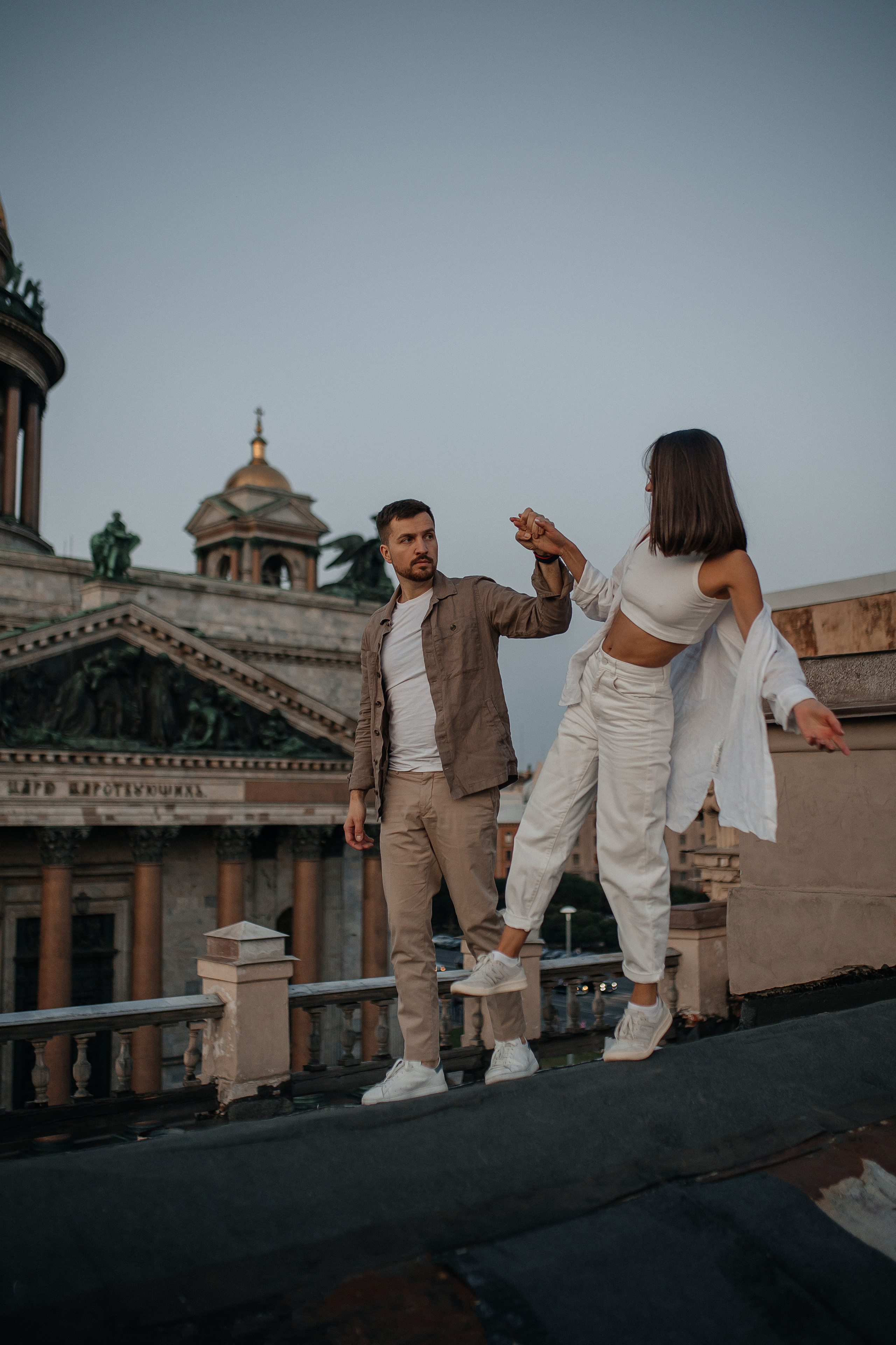 Ваня и Вика. крыши. Свадебный фотограф в Санкт-Петербурге Блинкова Екатерина