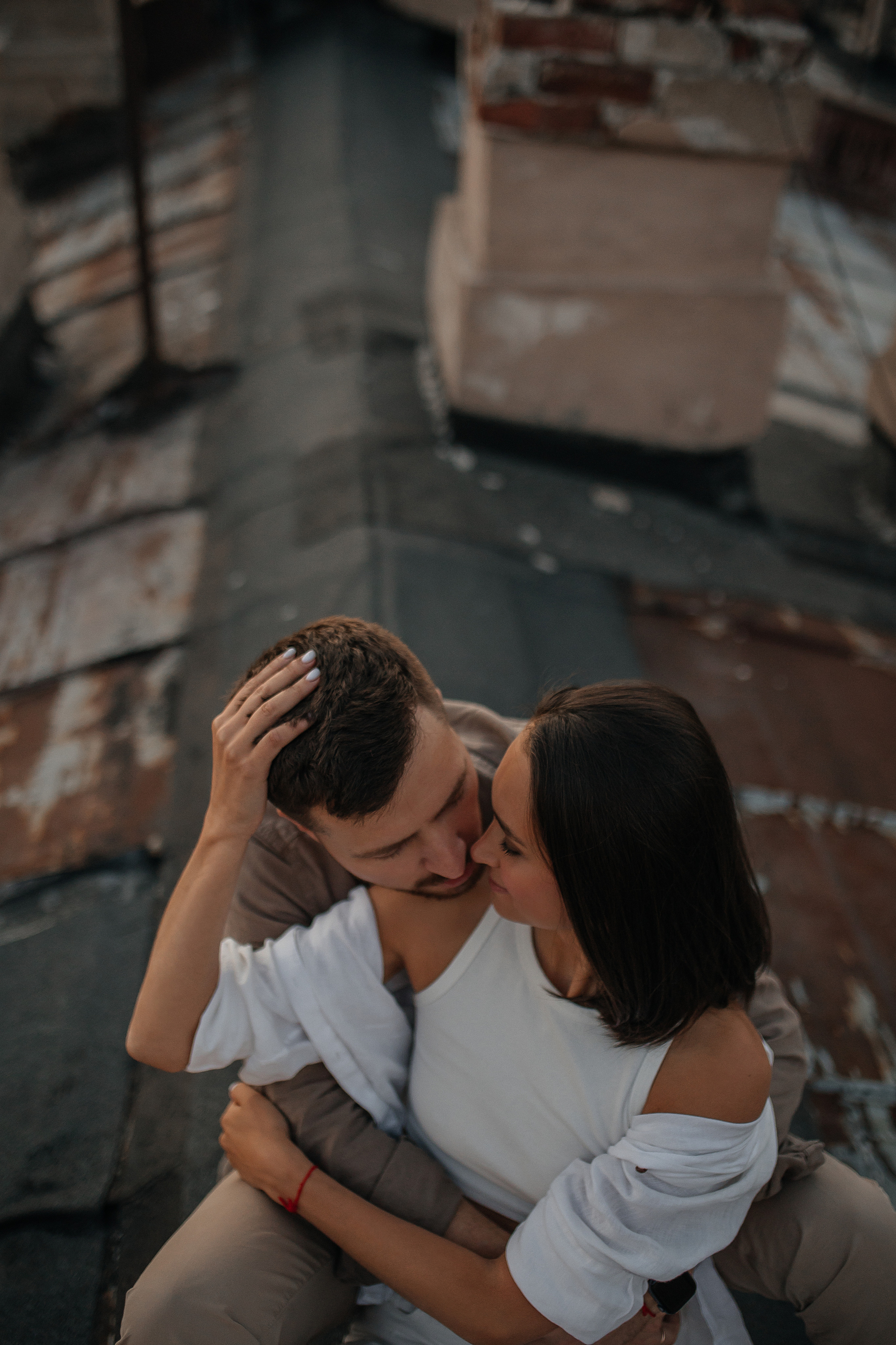 Ваня и Вика. крыши. Свадебный фотограф в Санкт-Петербурге Блинкова Екатерина