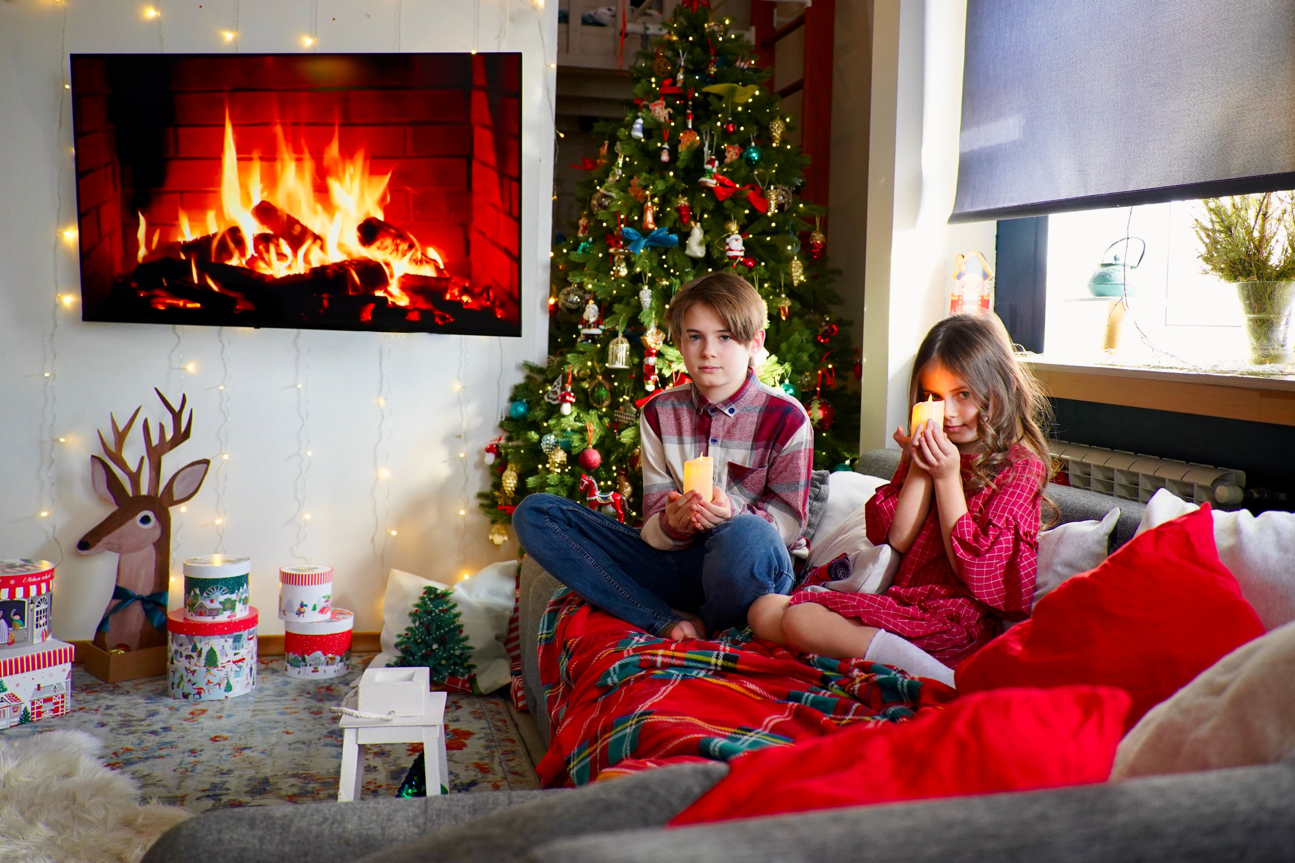Домашний Новый год. Семейный и детский фотограф Александра Гвоздикова