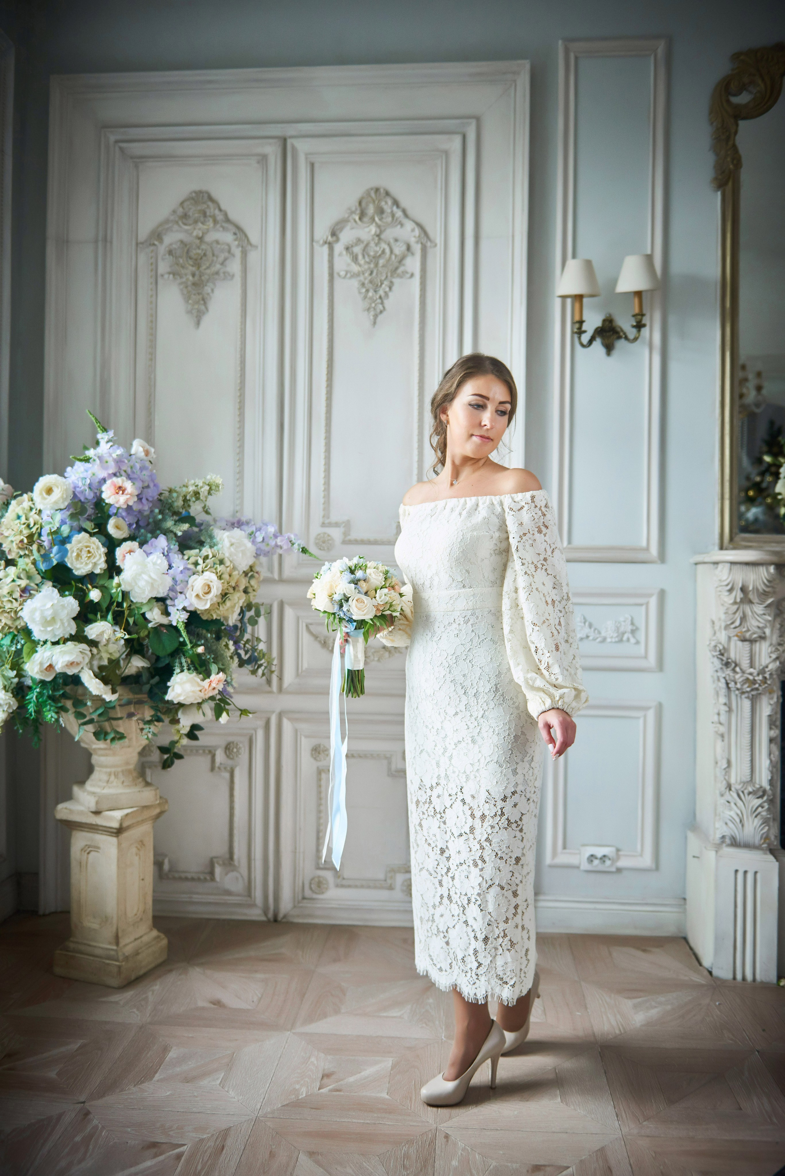 Свадебная фотосессия в студии. Портретный, семейный и свадебный фотограф в Санкт-Петербурге и в Пушкине Ширяев Денис