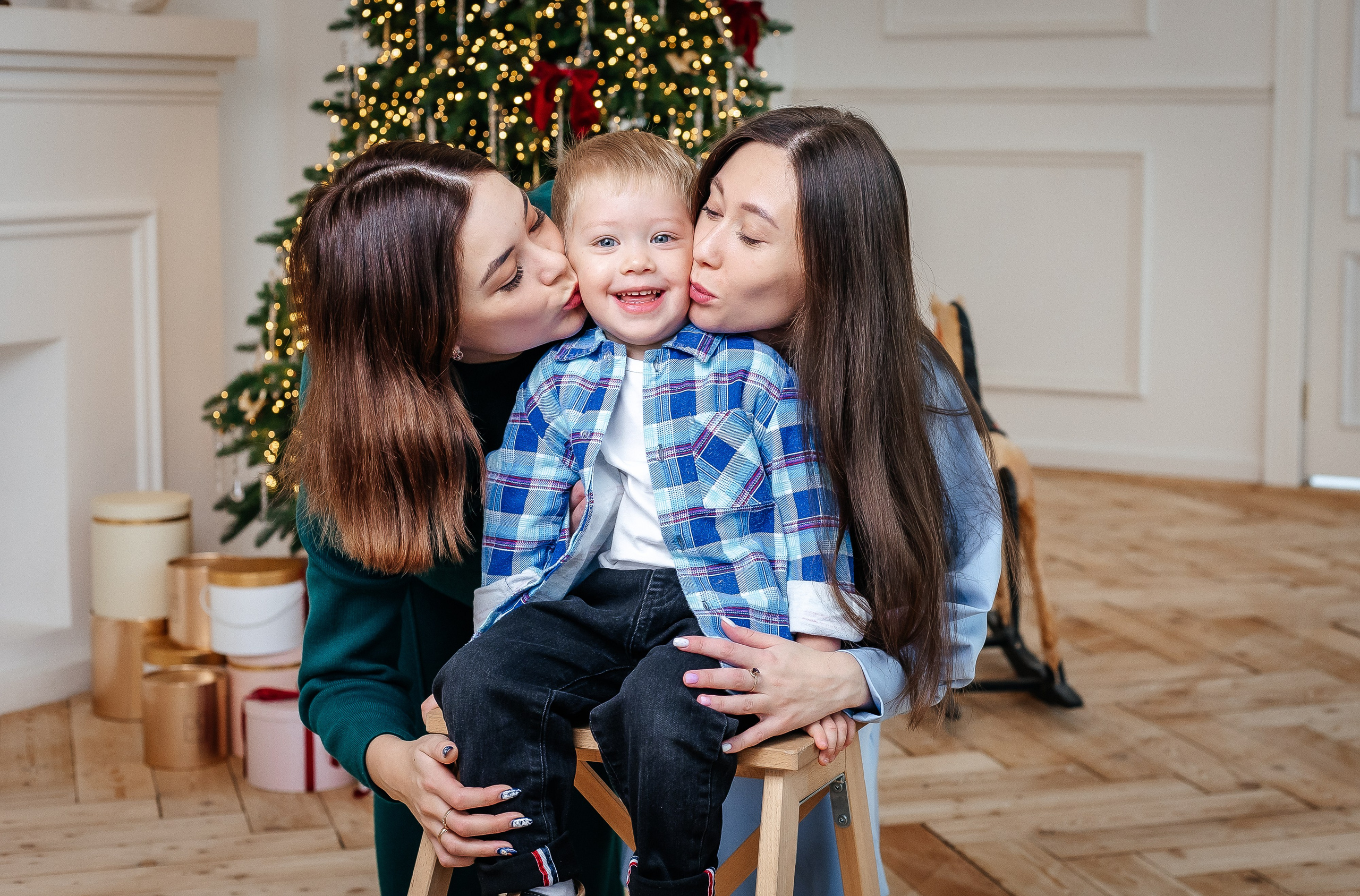 Новогодняя фотосессия в студии. Фотограф Татьяна Орлова