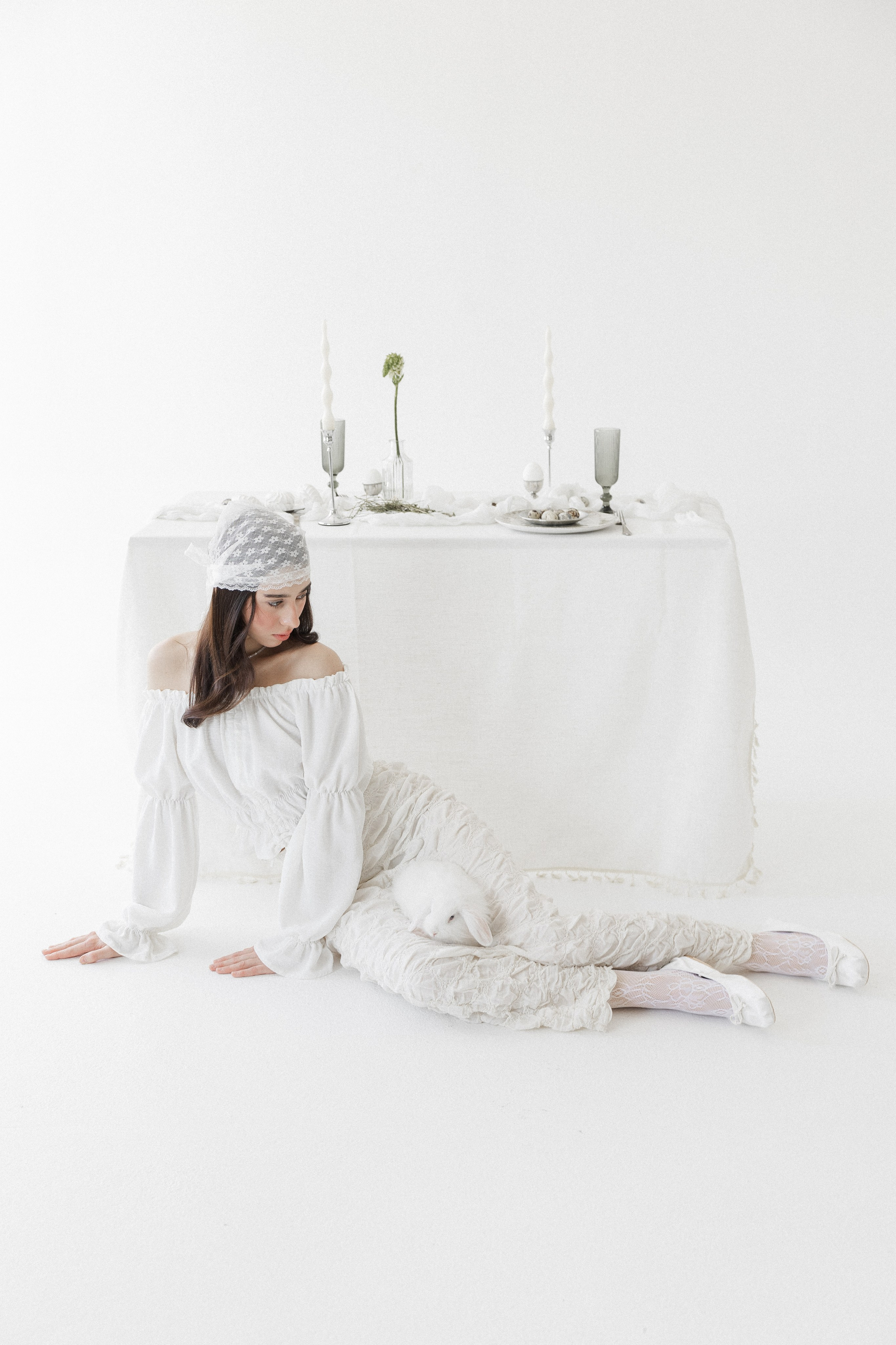 Творческая съемка к Пасхе с кроликом. Главная