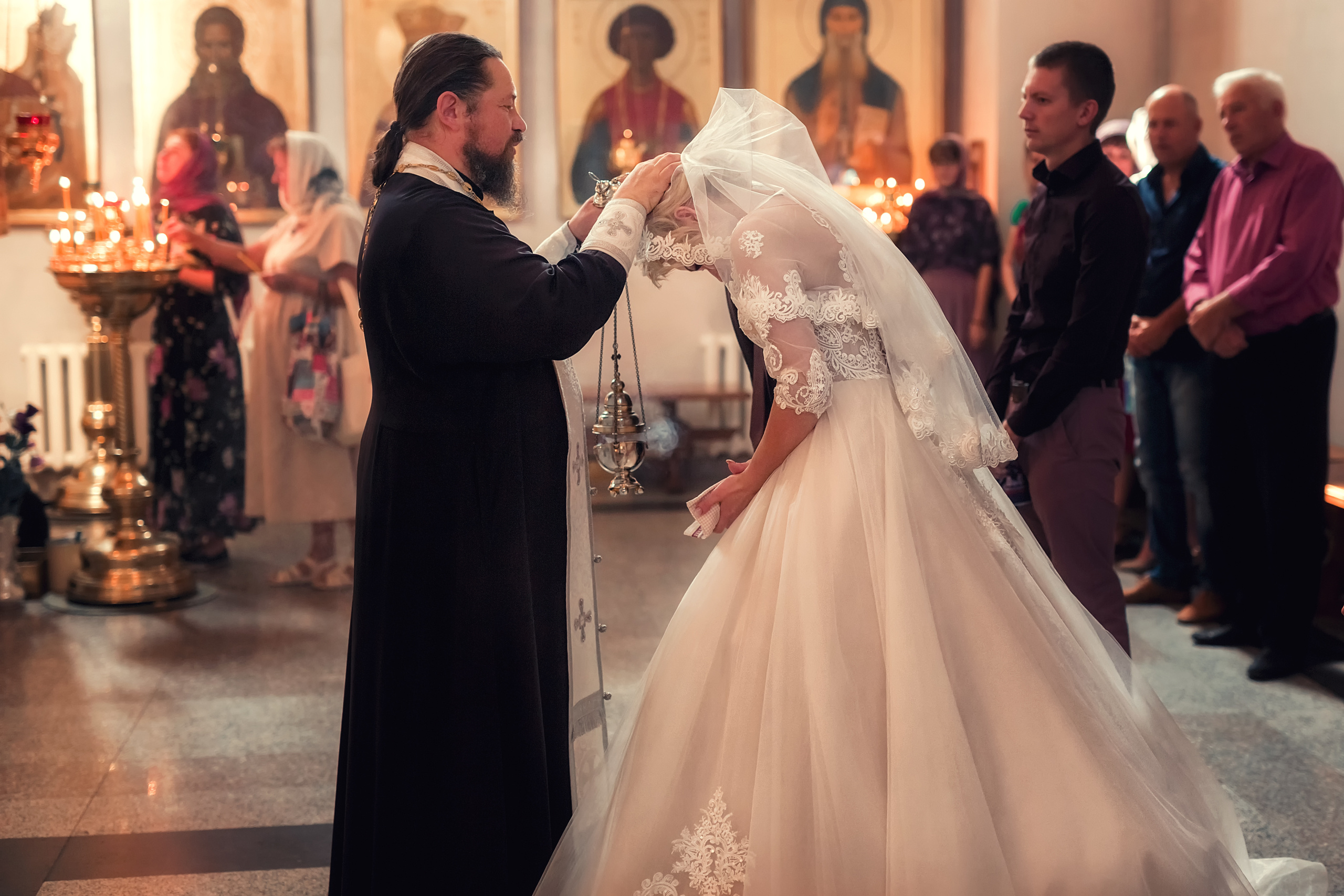 Венчание. Свято-Никольский храм ст. Кавказская. Семейный и детский фотограф Екатерина Савёлова