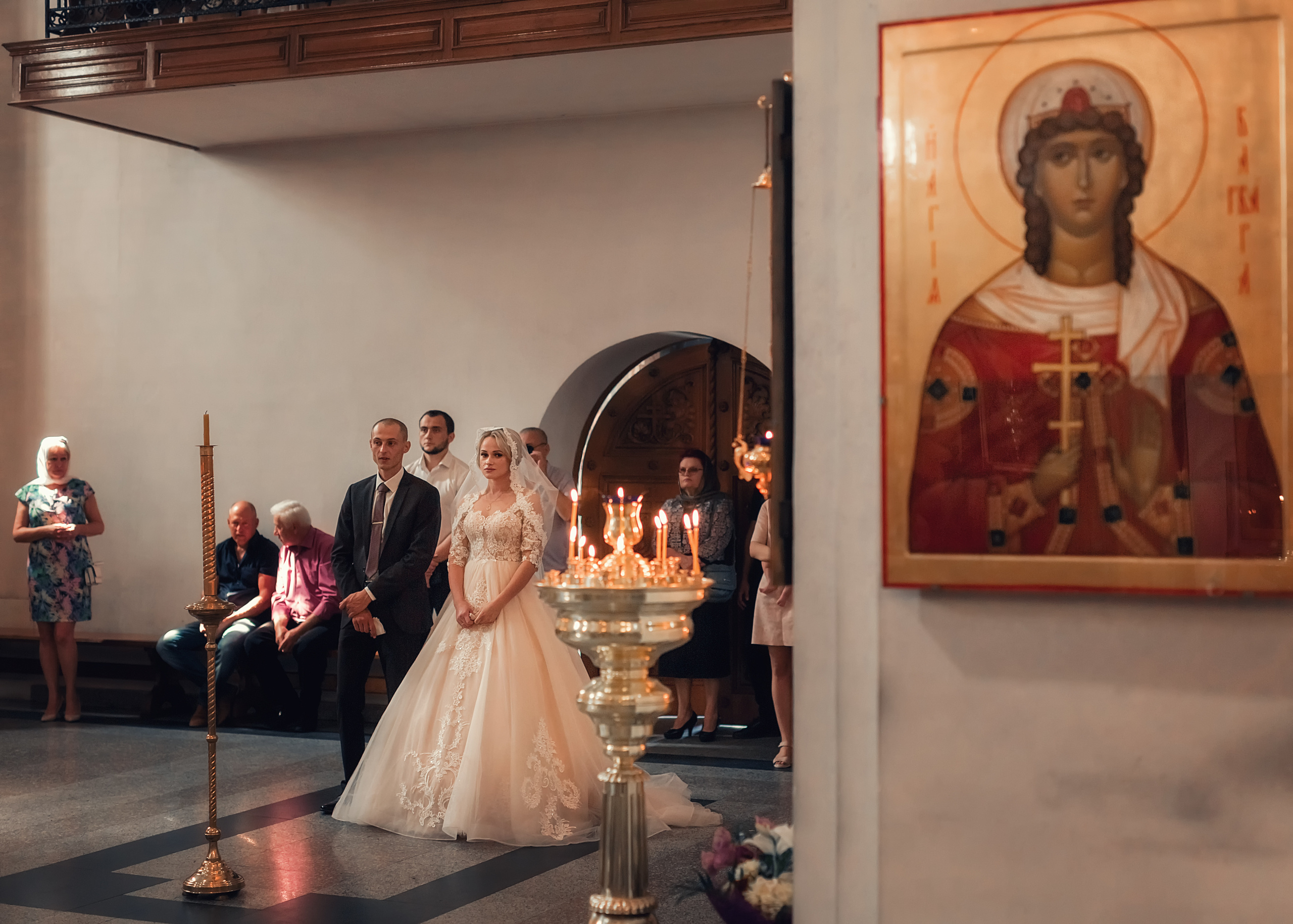 Венчание. Свято-Никольский храм ст. Кавказская. Семейный и детский фотограф Екатерина Савёлова