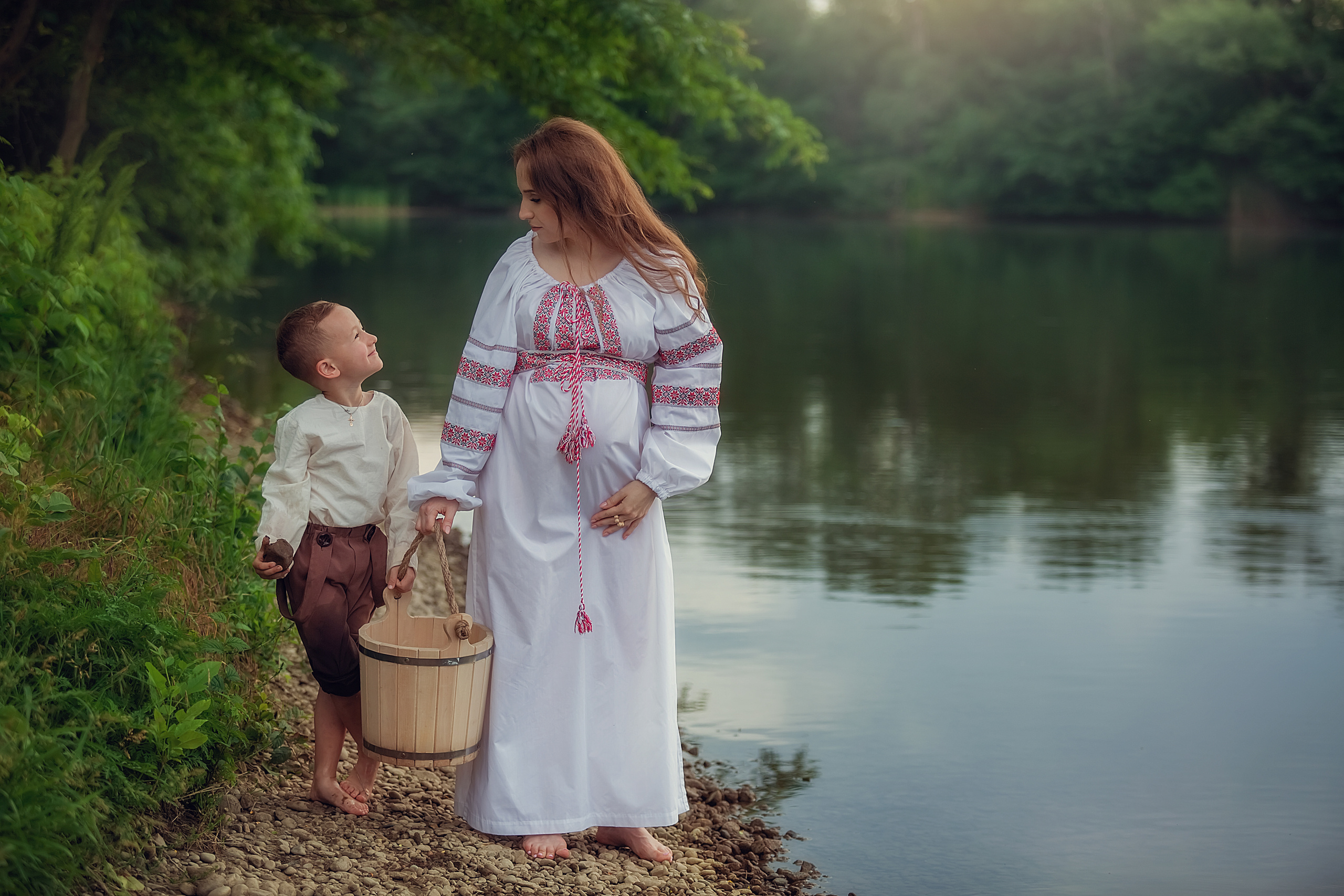 В русско-народном стиле. Семейный и детский фотограф Екатерина Савёлова