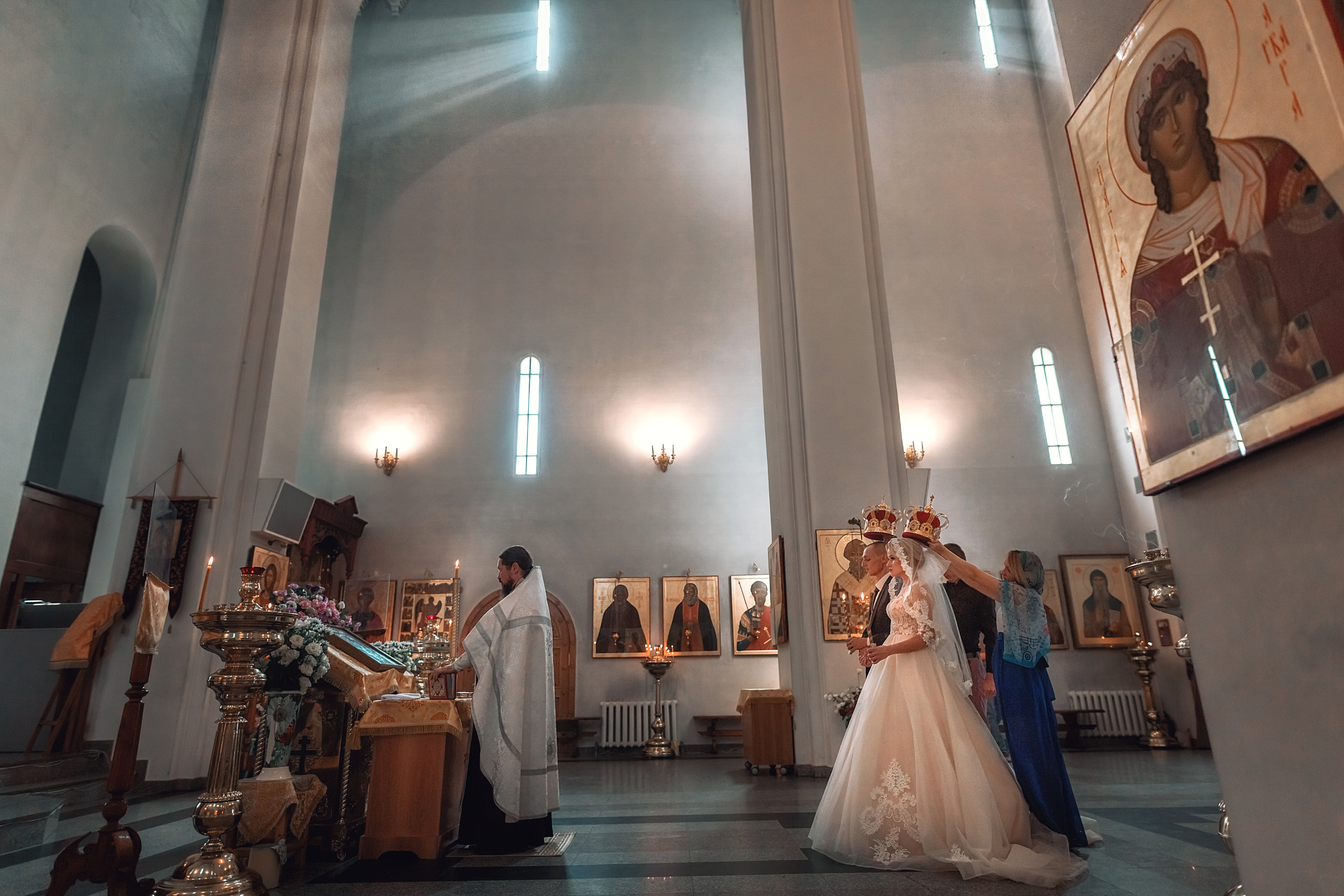 Венчание. Свято-Никольский храм ст. Кавказская. Семейный и детский фотограф Екатерина Савёлова
