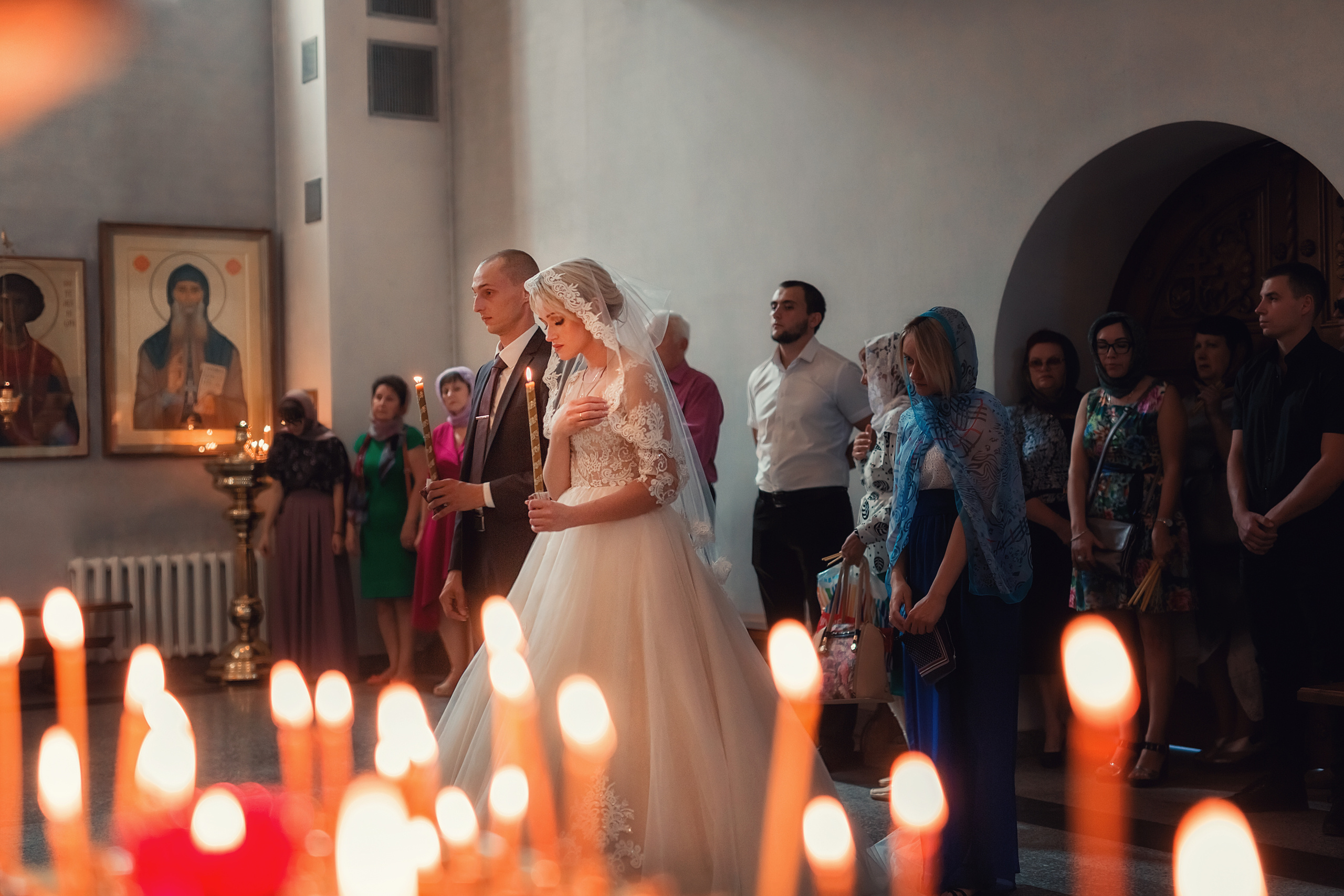 Венчание. Свято-Никольский храм ст. Кавказская. Семейный и детский фотограф Екатерина Савёлова