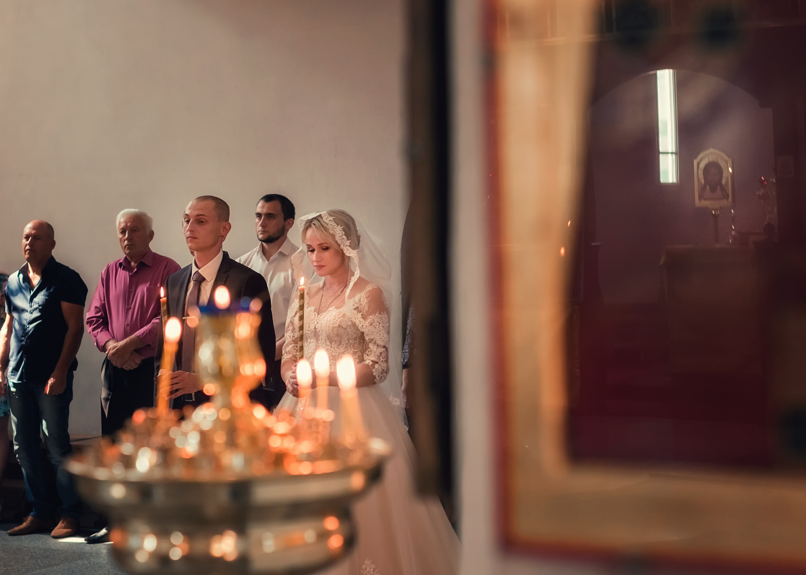 Венчание. Свято-Никольский храм ст. Кавказская. Семейный и детский фотограф Екатерина Савёлова