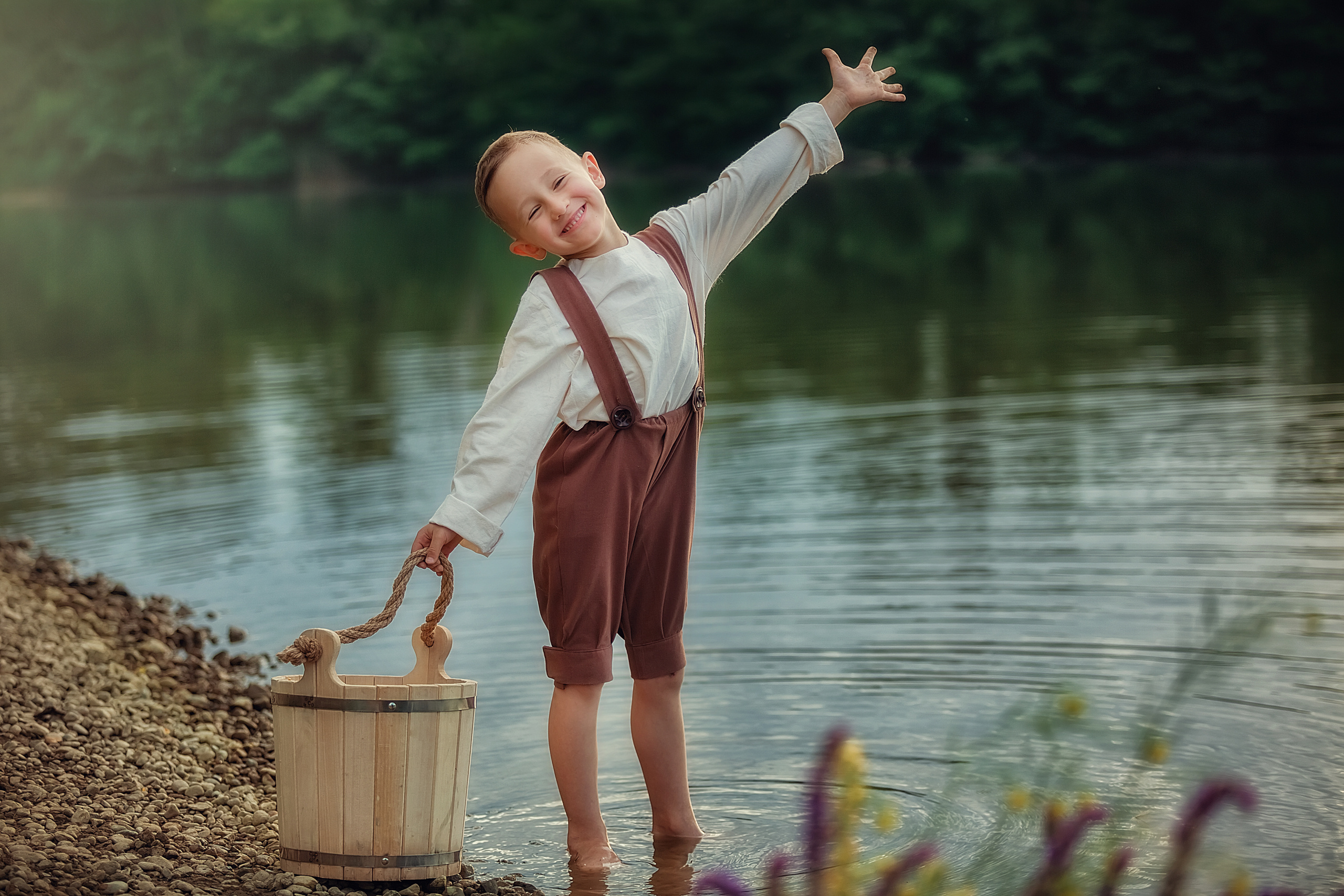 В русско-народном стиле. Семейный и детский фотограф Екатерина Савёлова