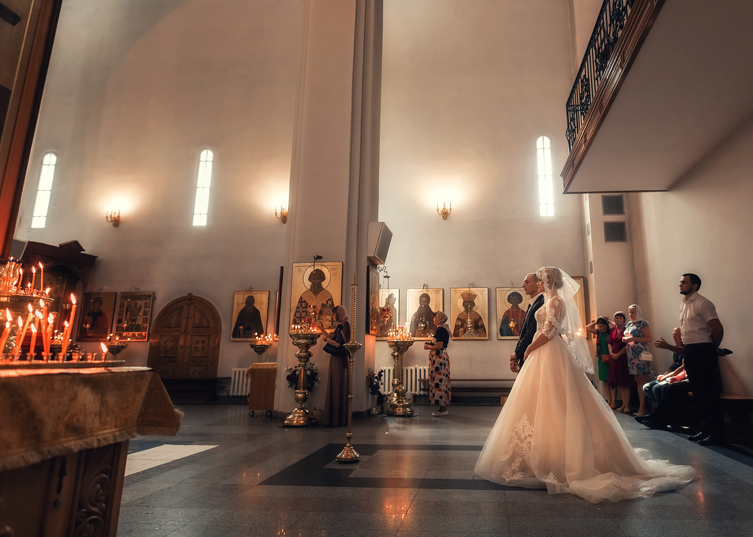 Венчание. Свято-Никольский храм ст. Кавказская. Семейный и детский фотограф Екатерина Савёлова