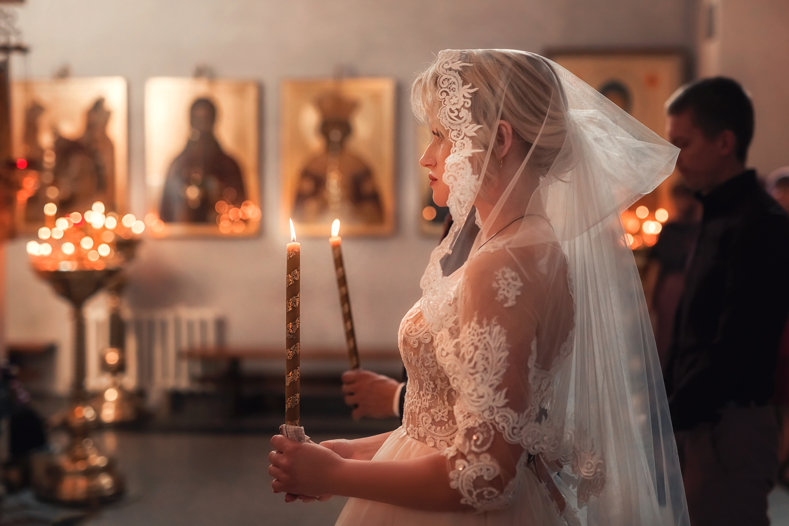 Венчание. Свято-Никольский храм ст. Кавказская. Семейный и детский фотограф Екатерина Савёлова