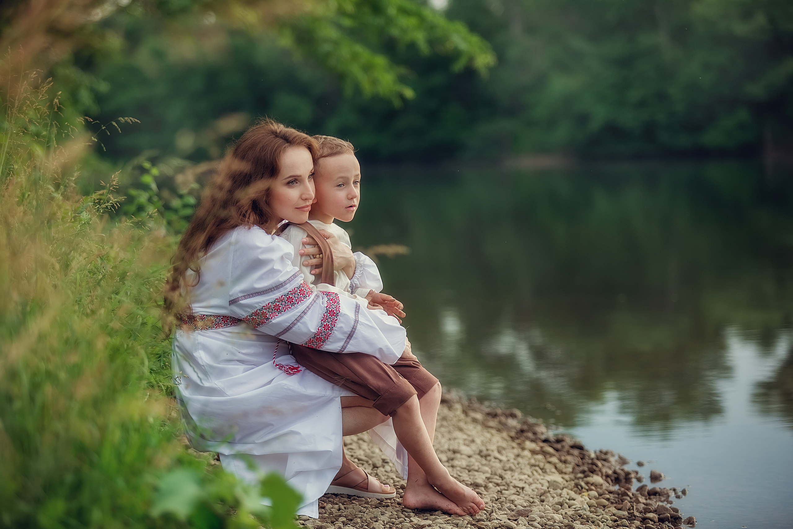 В русско-народном стиле. Семейный и детский фотограф Екатерина Савёлова